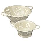 Sainsbury's Home Pack of 2 Colander Cream