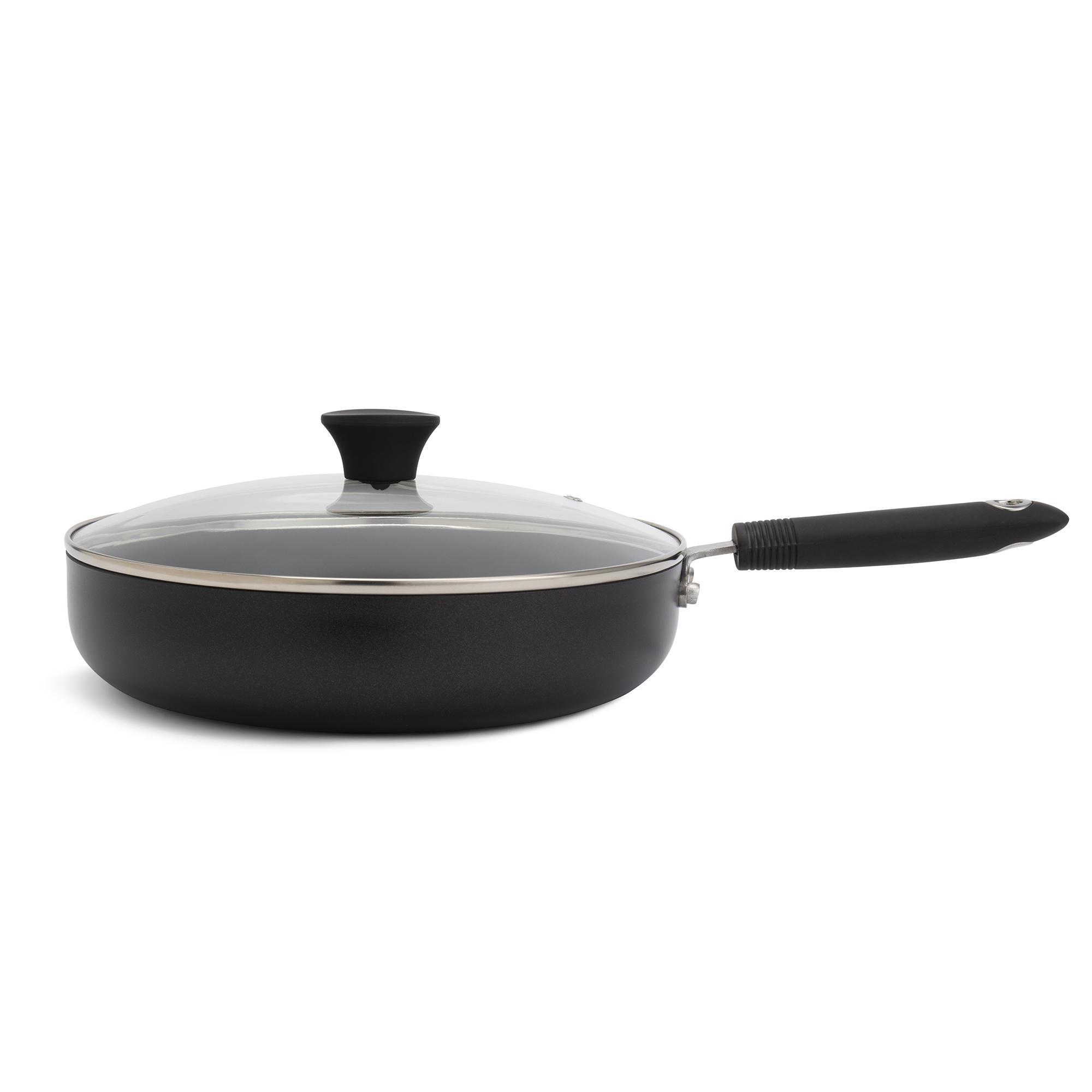 Sainsbury's Home 28cm Non Stick Aluminium Saute Pan with Lid