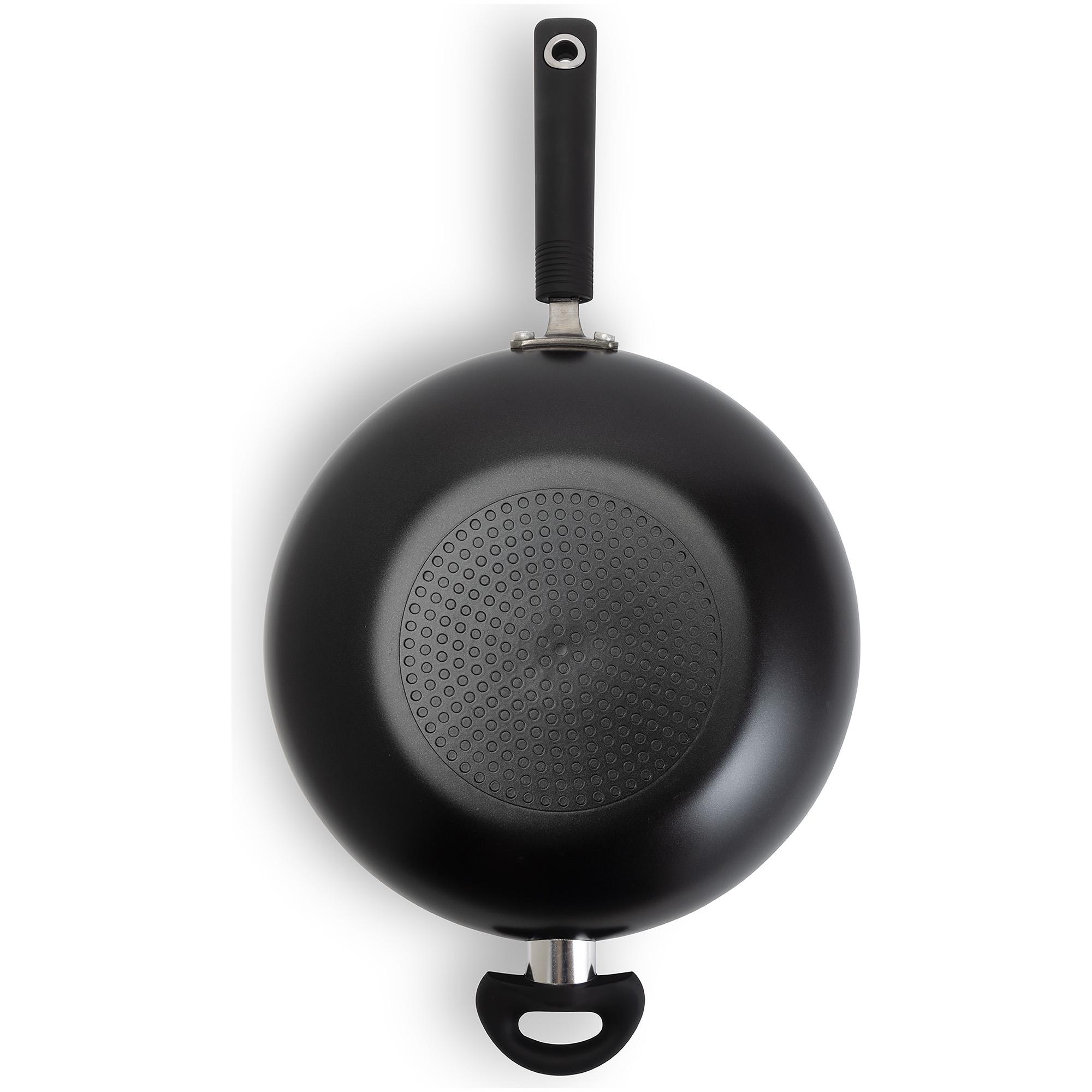 Habitat Aluminium Stirfry Pan - Black thumbnail 4