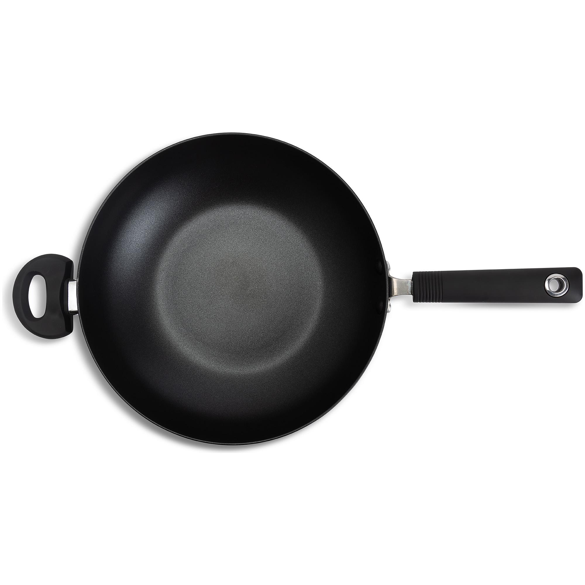 Habitat Aluminium Stirfry Pan - Black thumbnail 5
