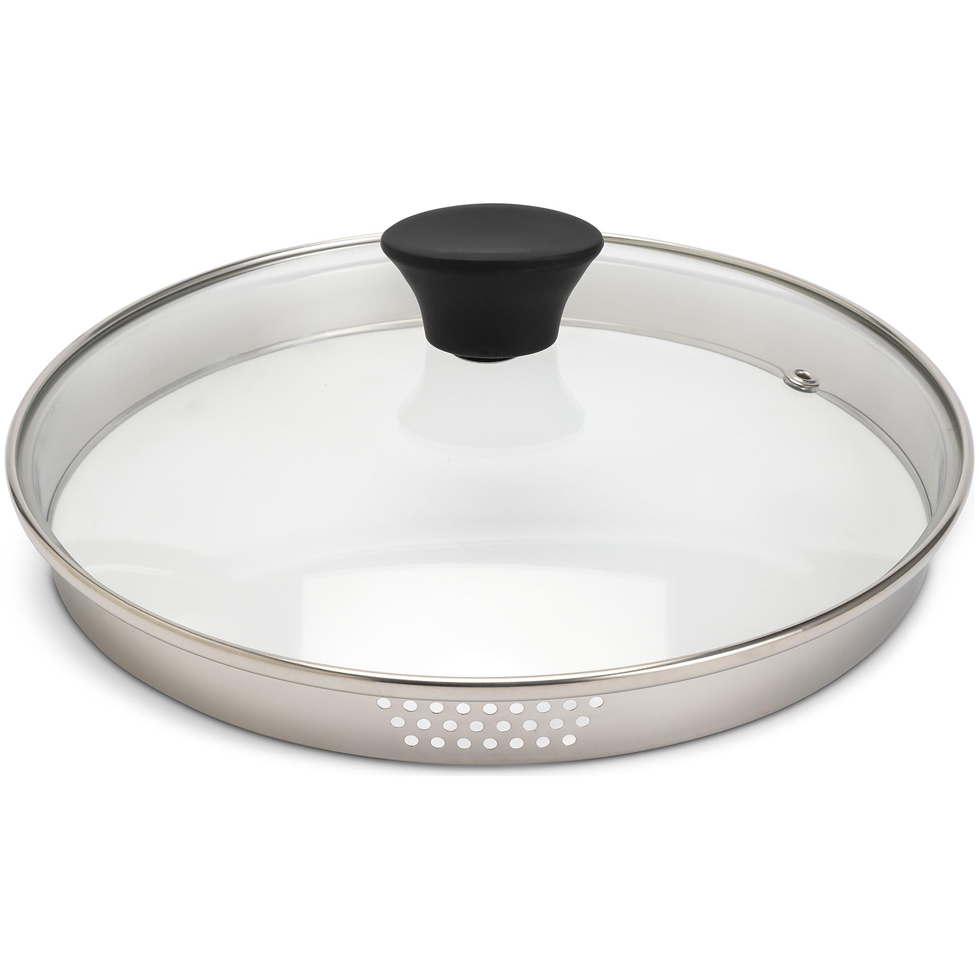 Habitat 24cm Aluminium Stockpot - Black thumbnail 4
