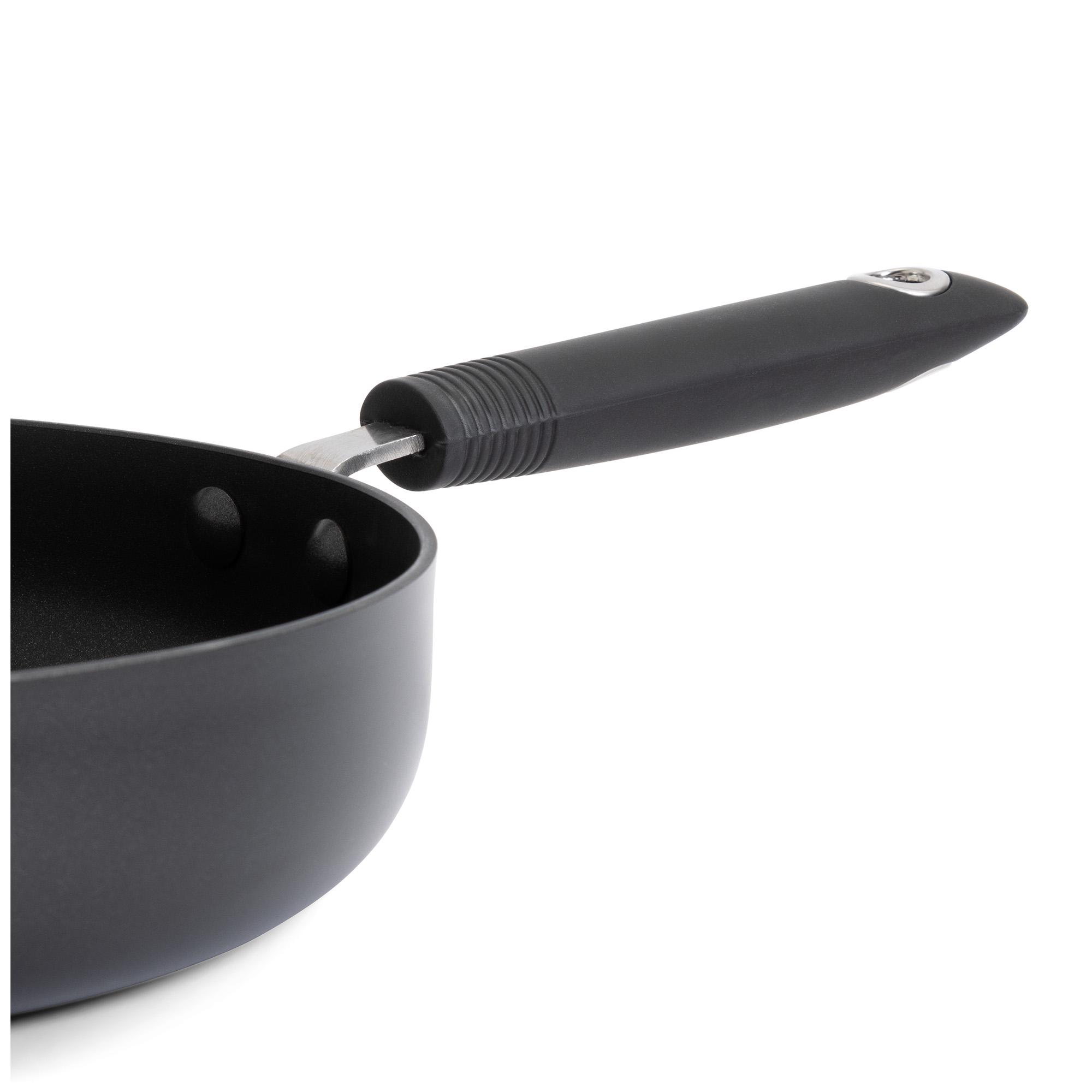 Habitat Aluminium Saute Pan - Black thumbnail 3