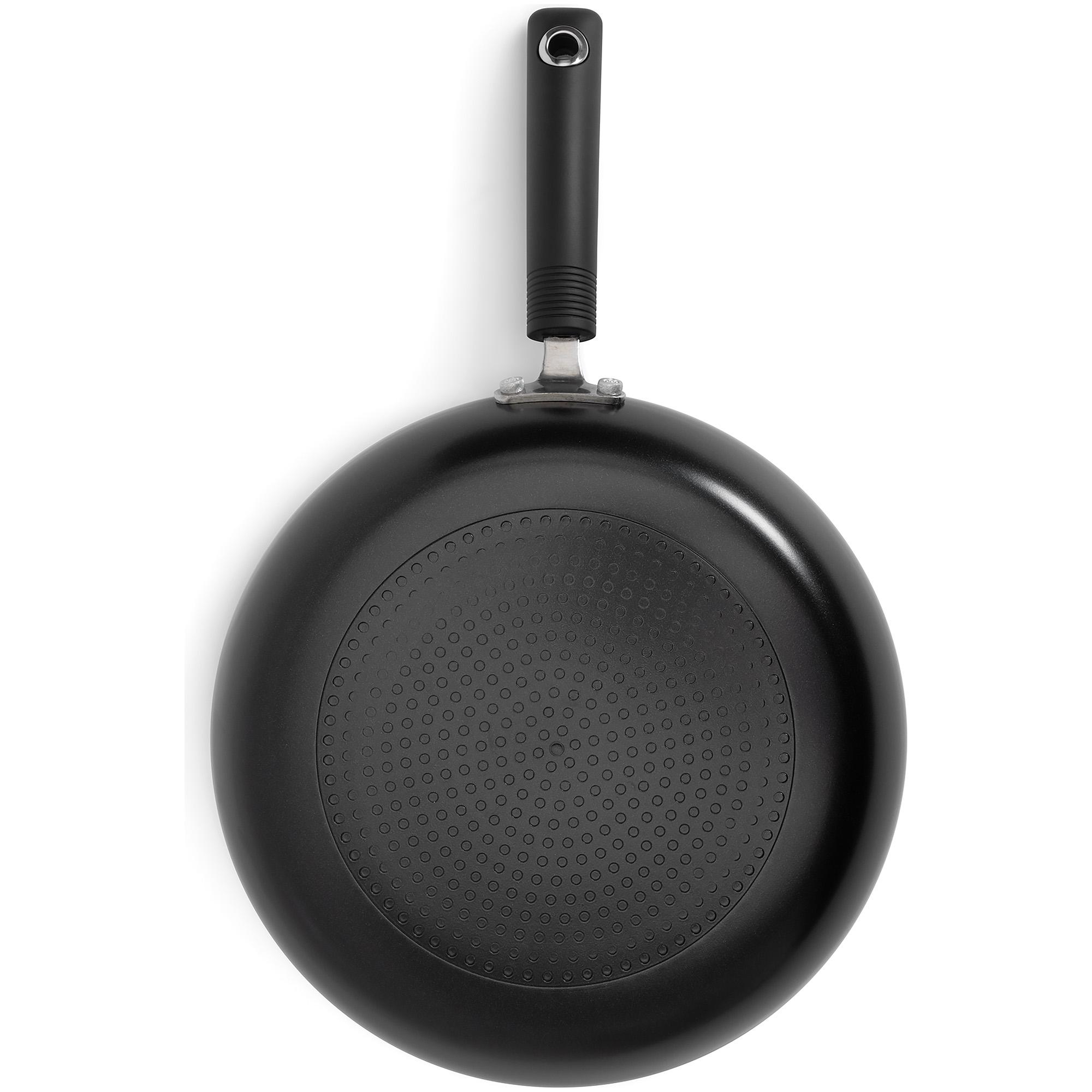 Habitat 30cm Aluminium Frying Pan - Black thumbnail 4