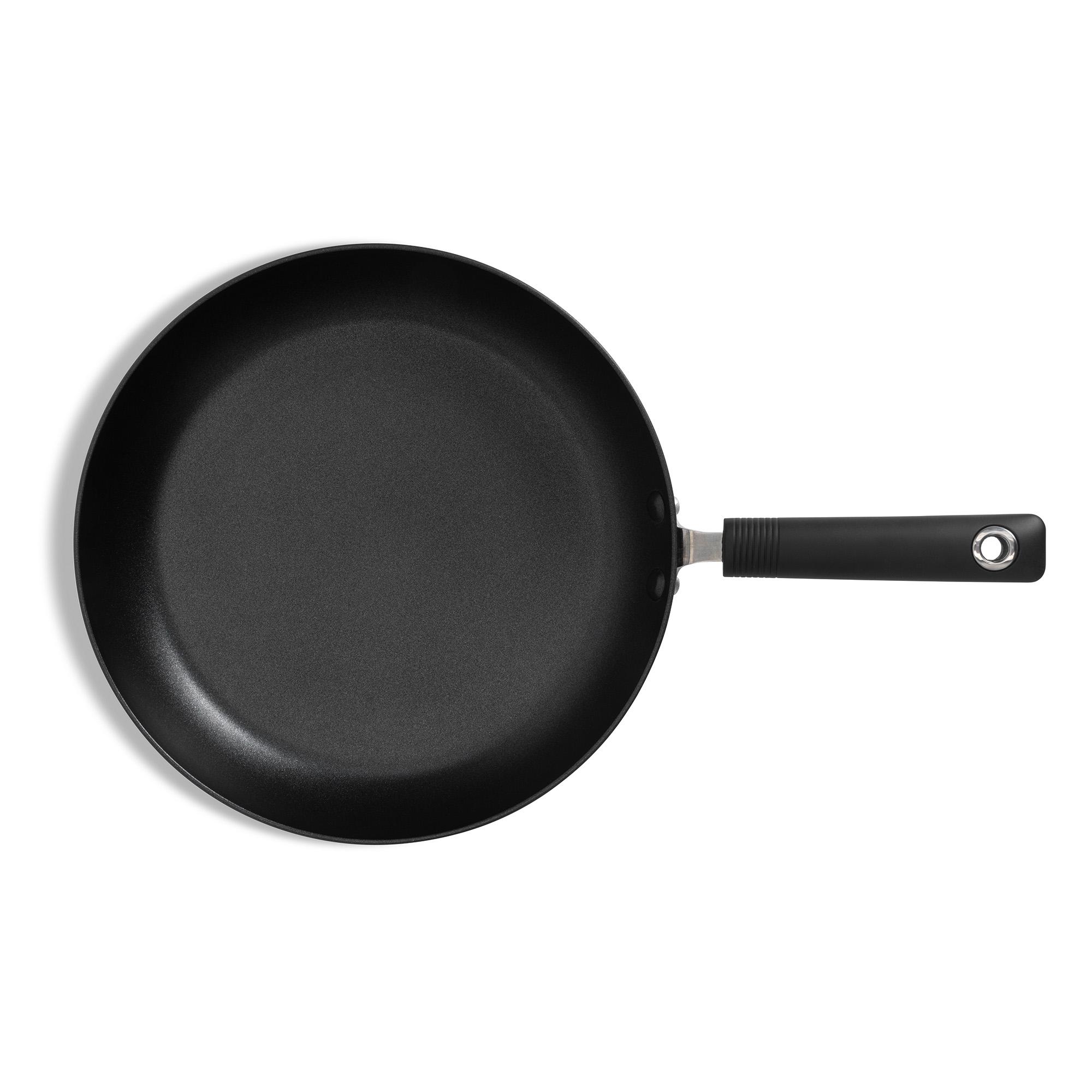 Habitat 30cm Aluminium Frying Pan - Black thumbnail 5