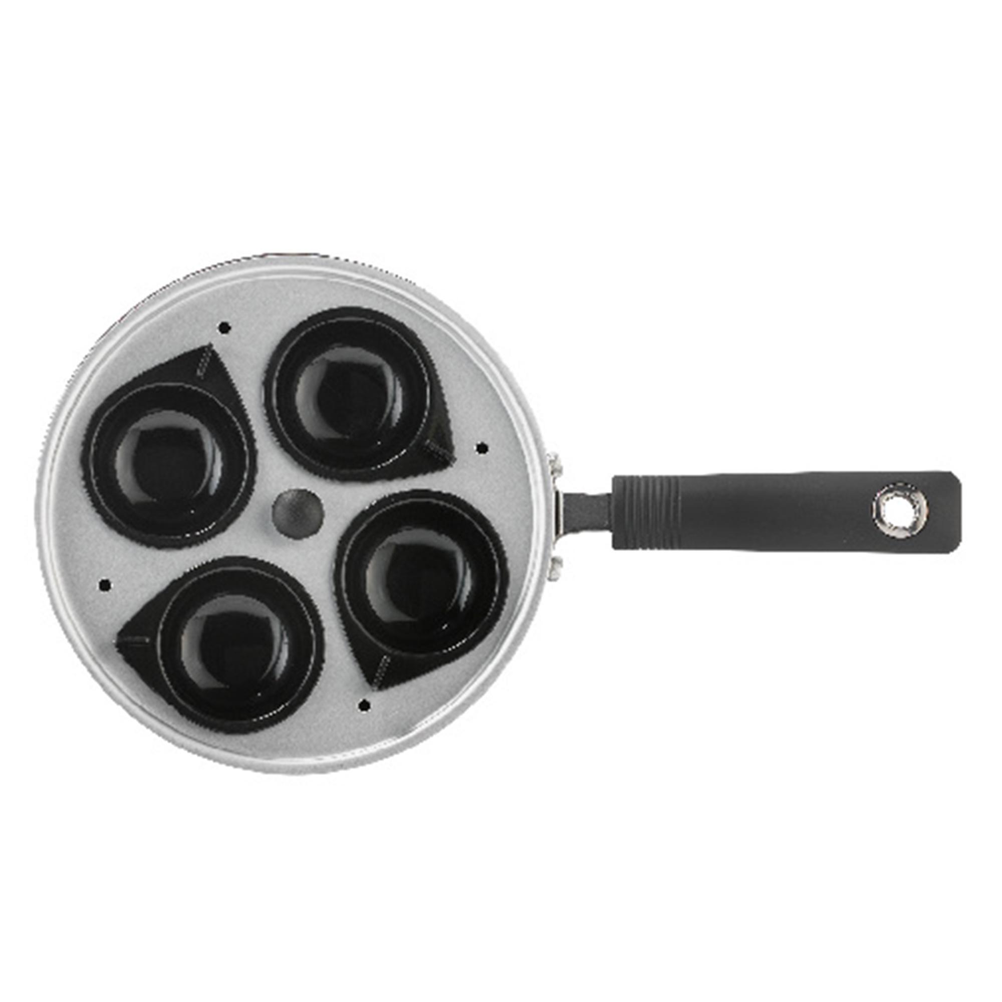 Sainsbury's Home Aluminium Egg Poacher - Black thumbnail 4