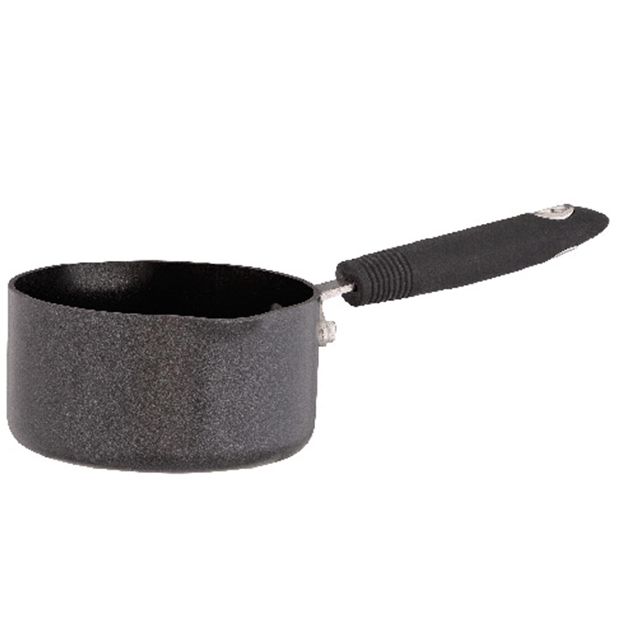 Habitat 14cm Aluminium Milkpan - Black