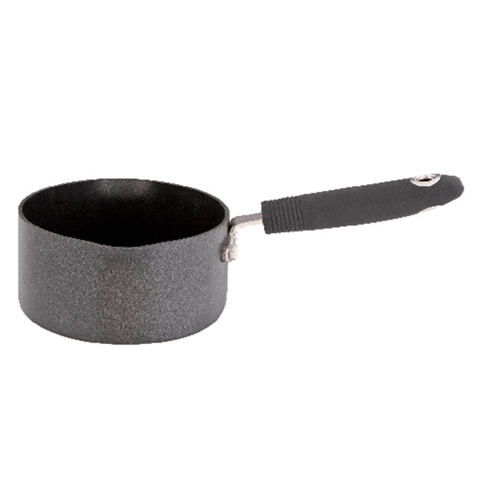 Habitat 14cm Aluminium Milkpan - Black thumbnail 2