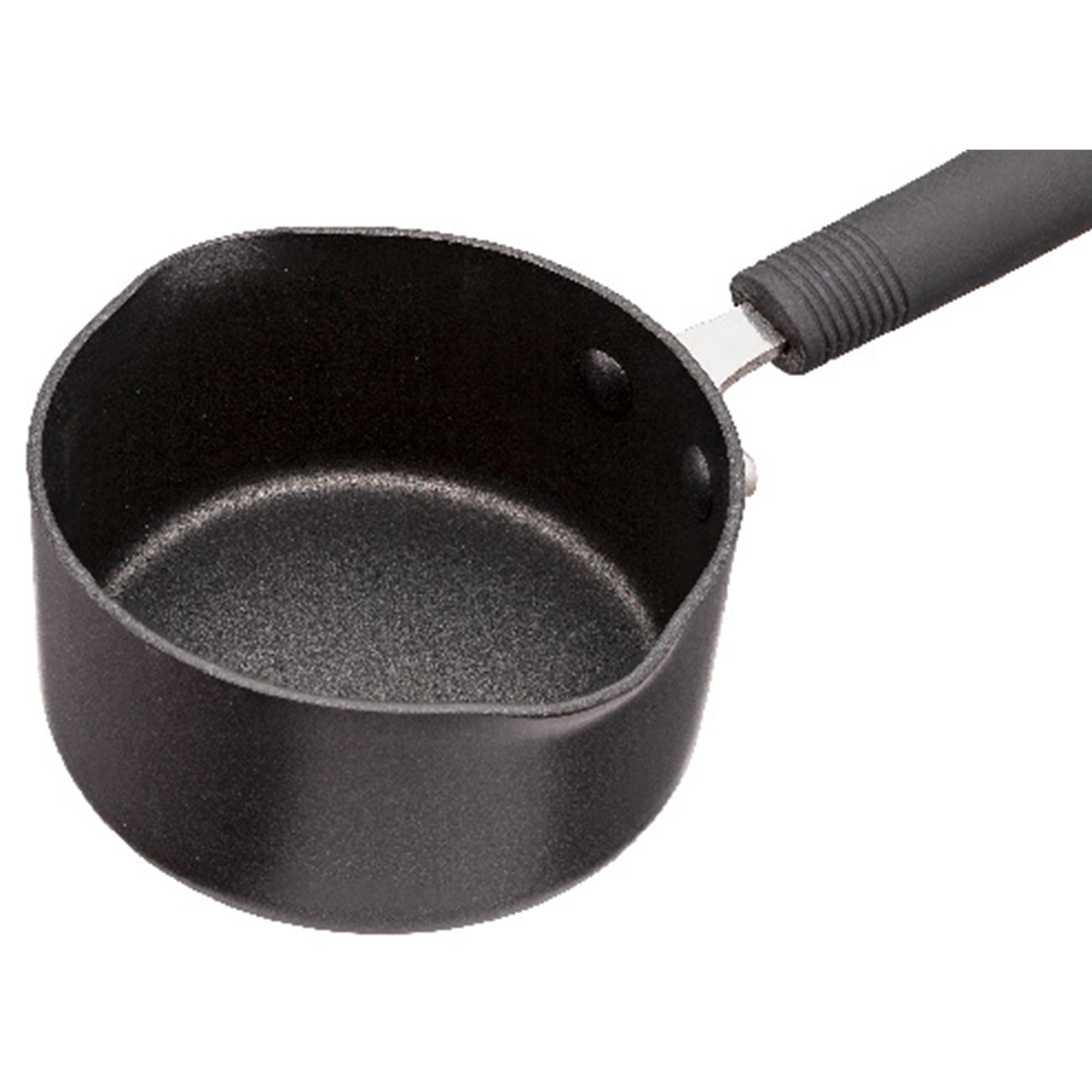 Habitat 14cm Aluminium Milkpan - Black thumbnail 4