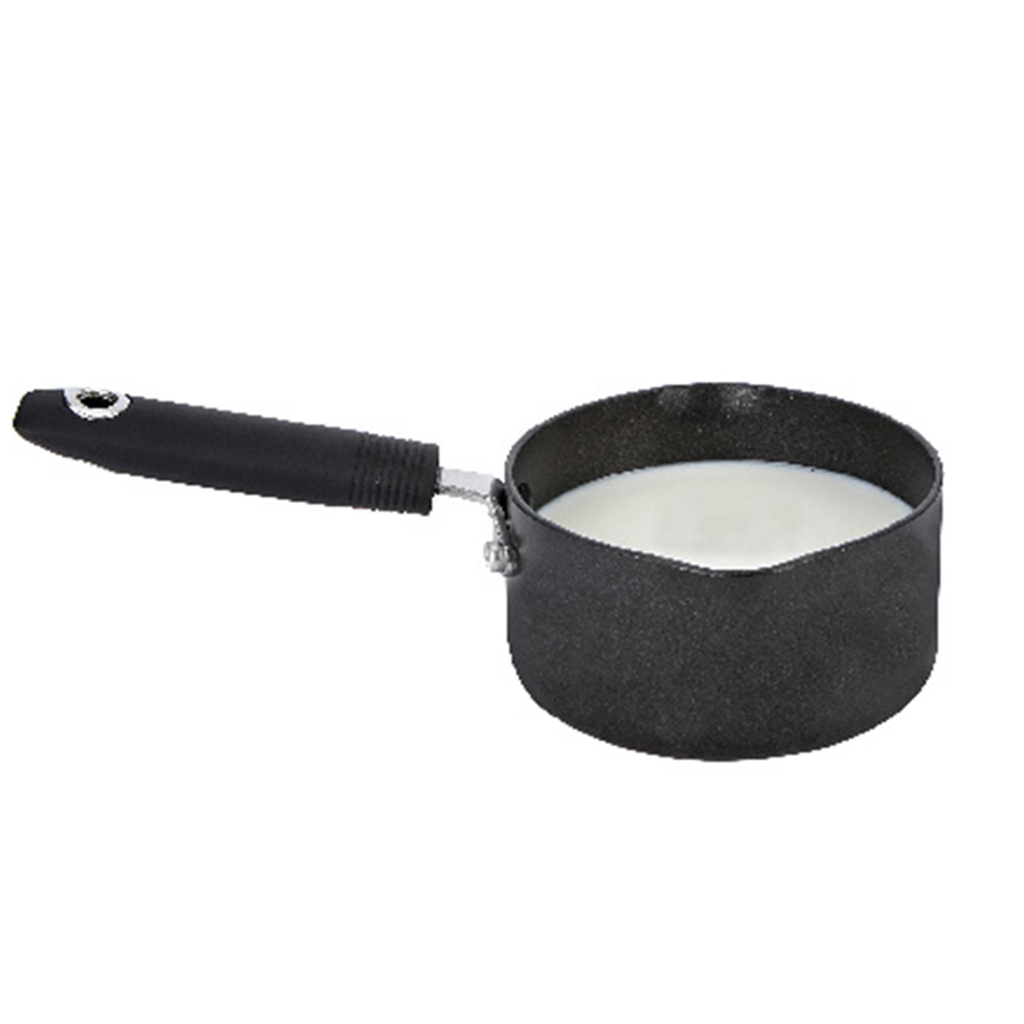 Habitat 14cm Aluminium Milkpan - Black thumbnail 5
