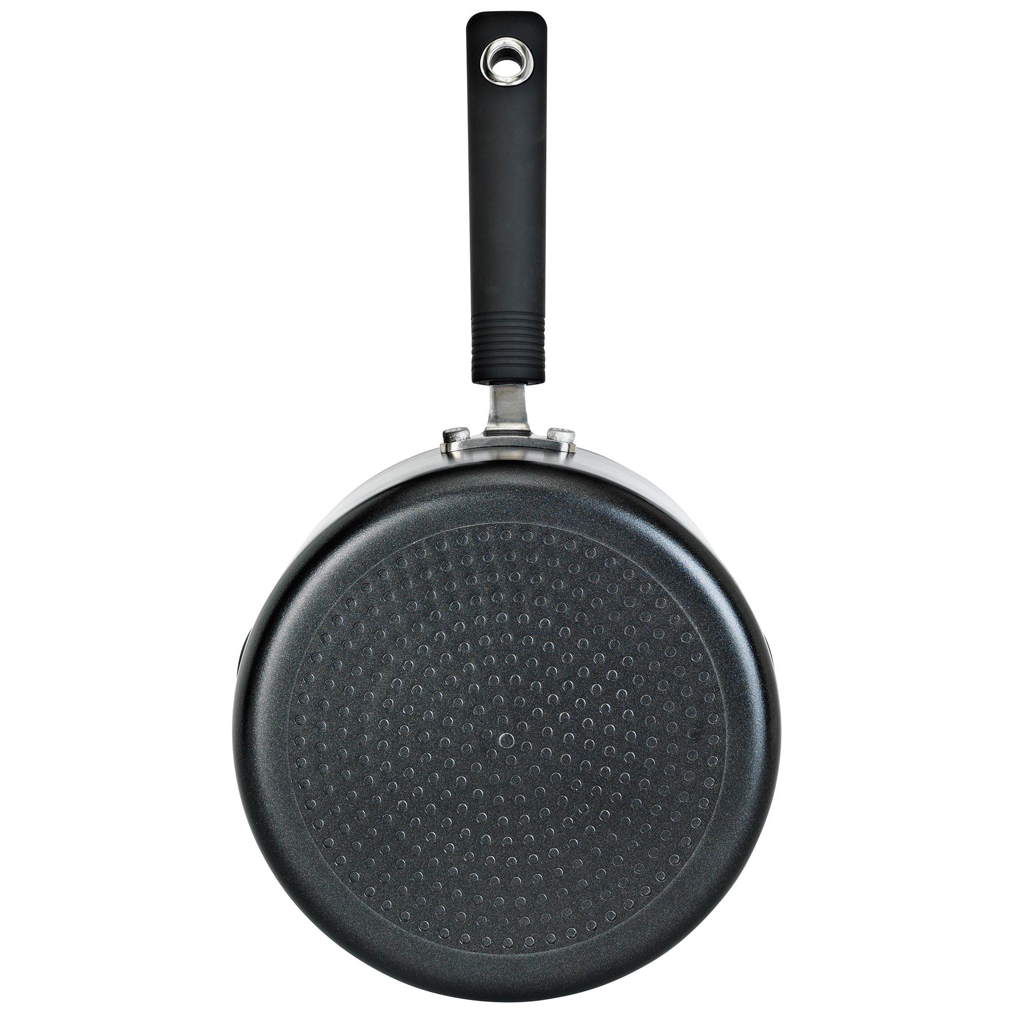 Habitat 3 Piece Aluminium Pan Set - Black thumbnail 3