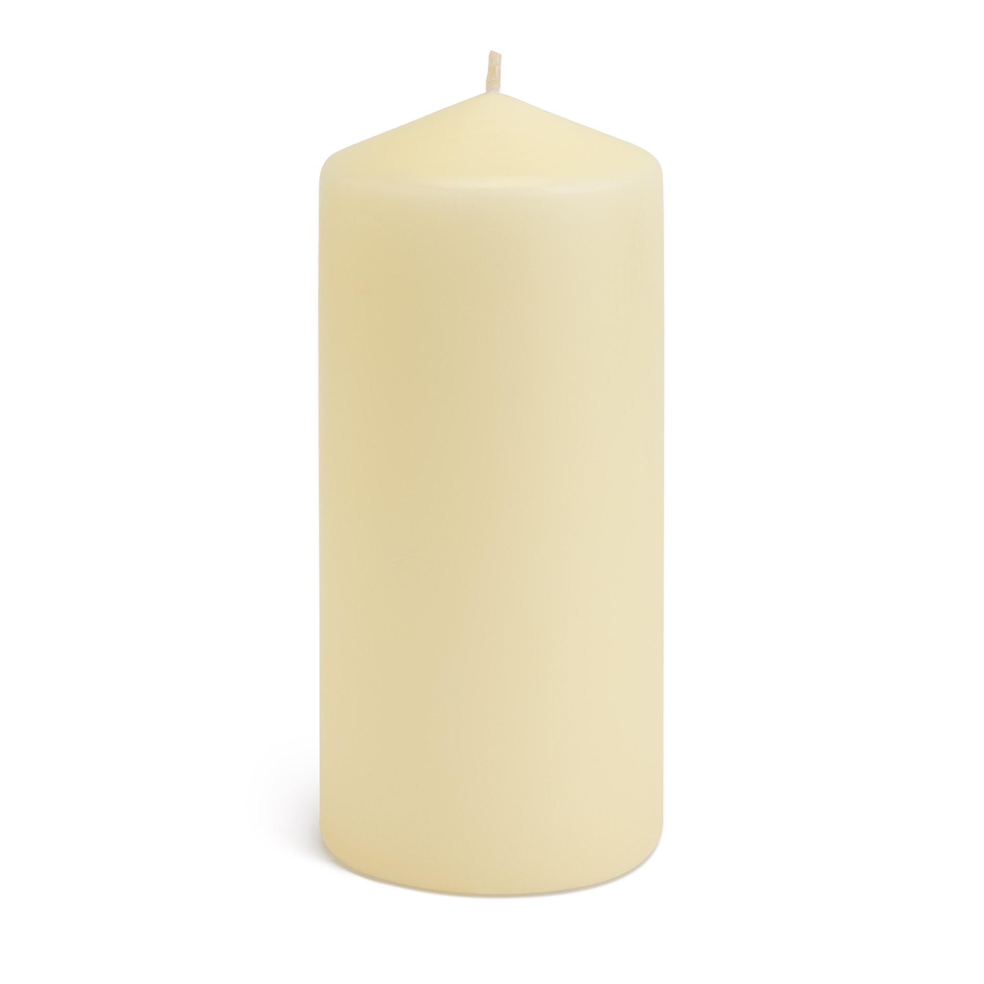 Habitat Large Pillar Candle Set - Ivory - Pack of 4 thumbnail 3