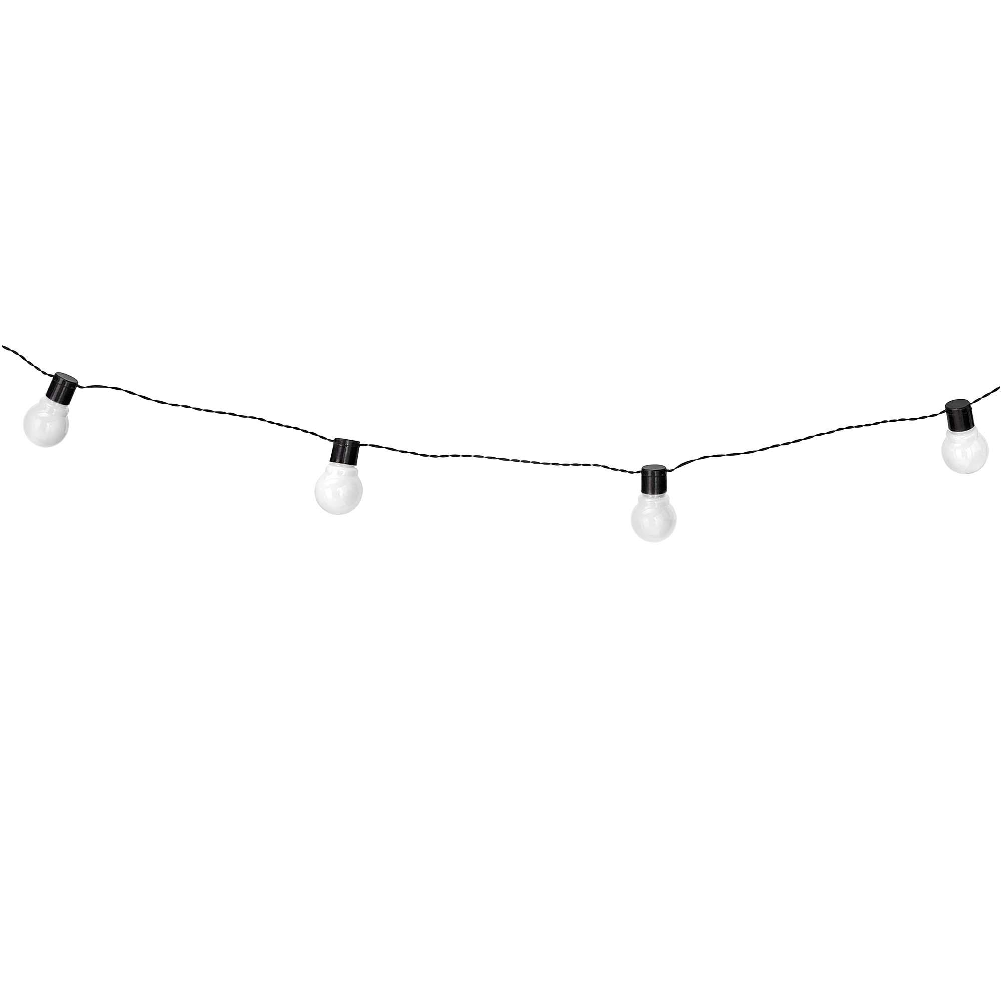 Sainsbury's Home Pack of 20 Solar Festoon Clear Lights thumbnail 2