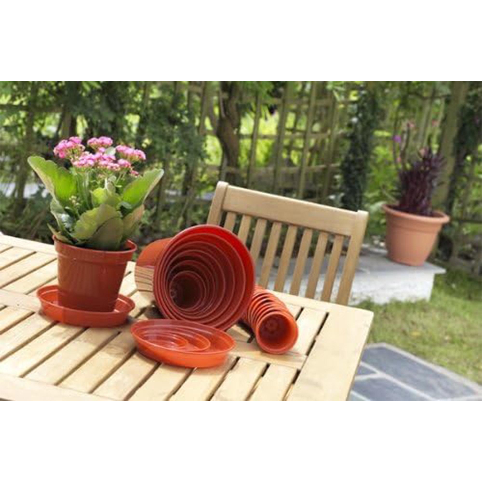 Whitefurze Pack of 5 Plastic Pot - 12.7cm thumbnail 2