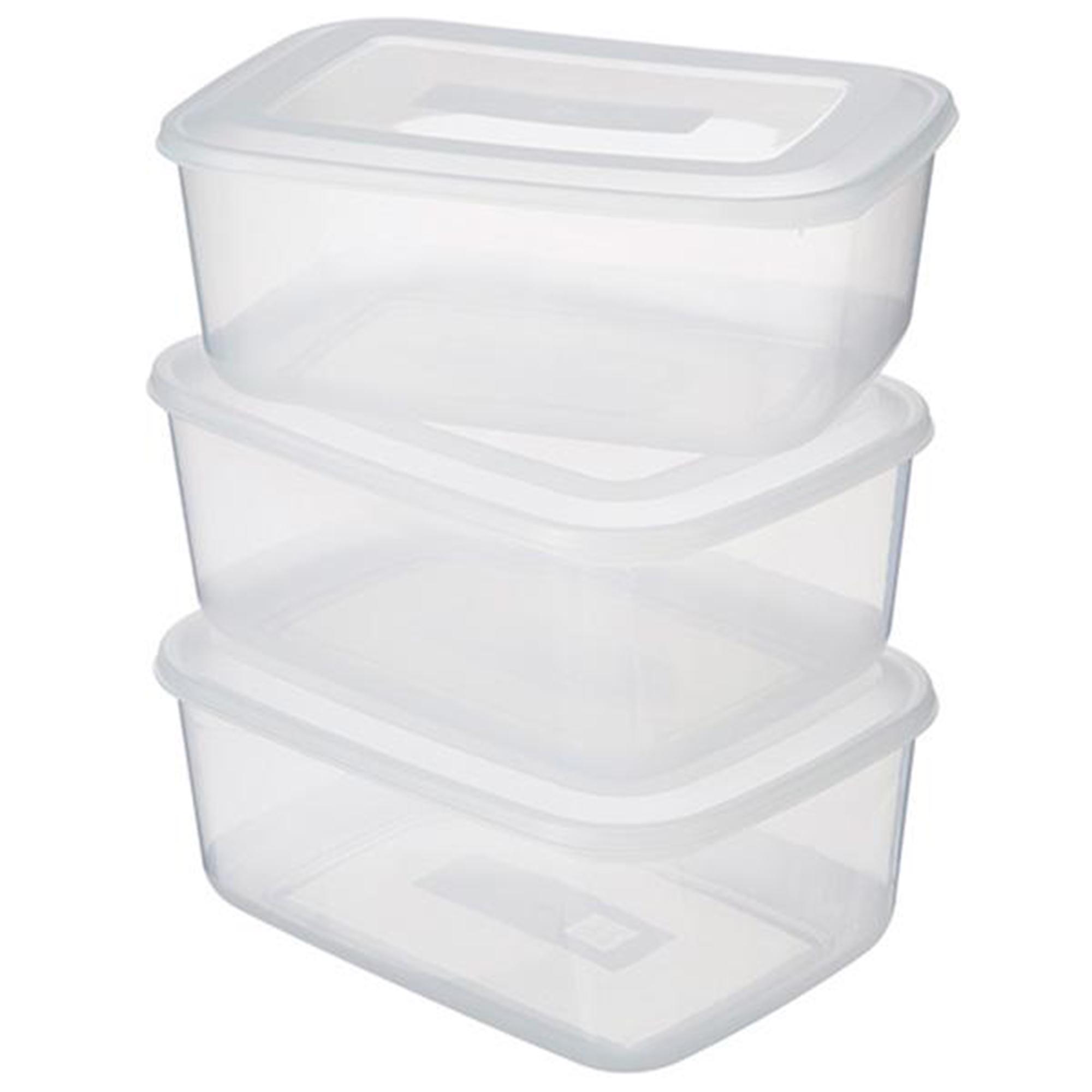 Sainsbury's Home Pack of 3 x 3.9L Storage Box