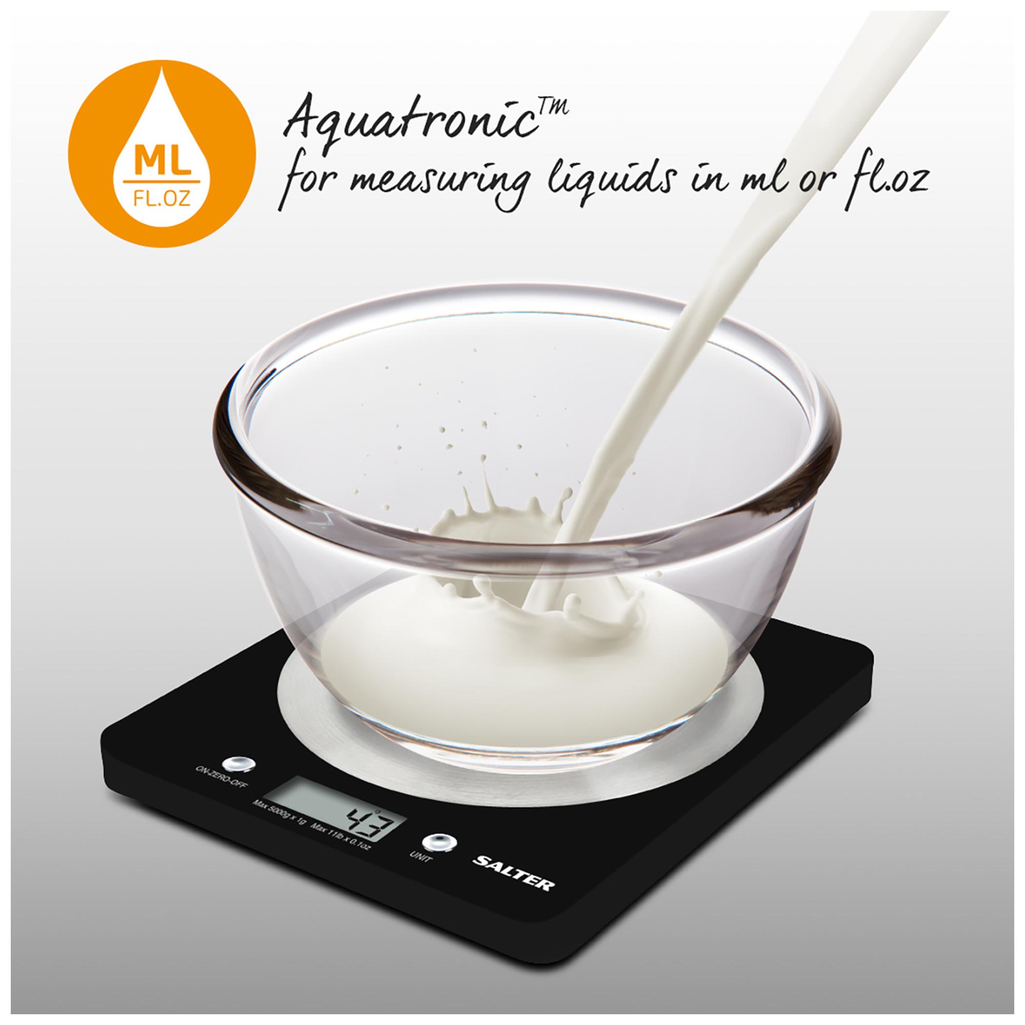 Salter Electronic Scale with Steel Platform - Black thumbnail 2