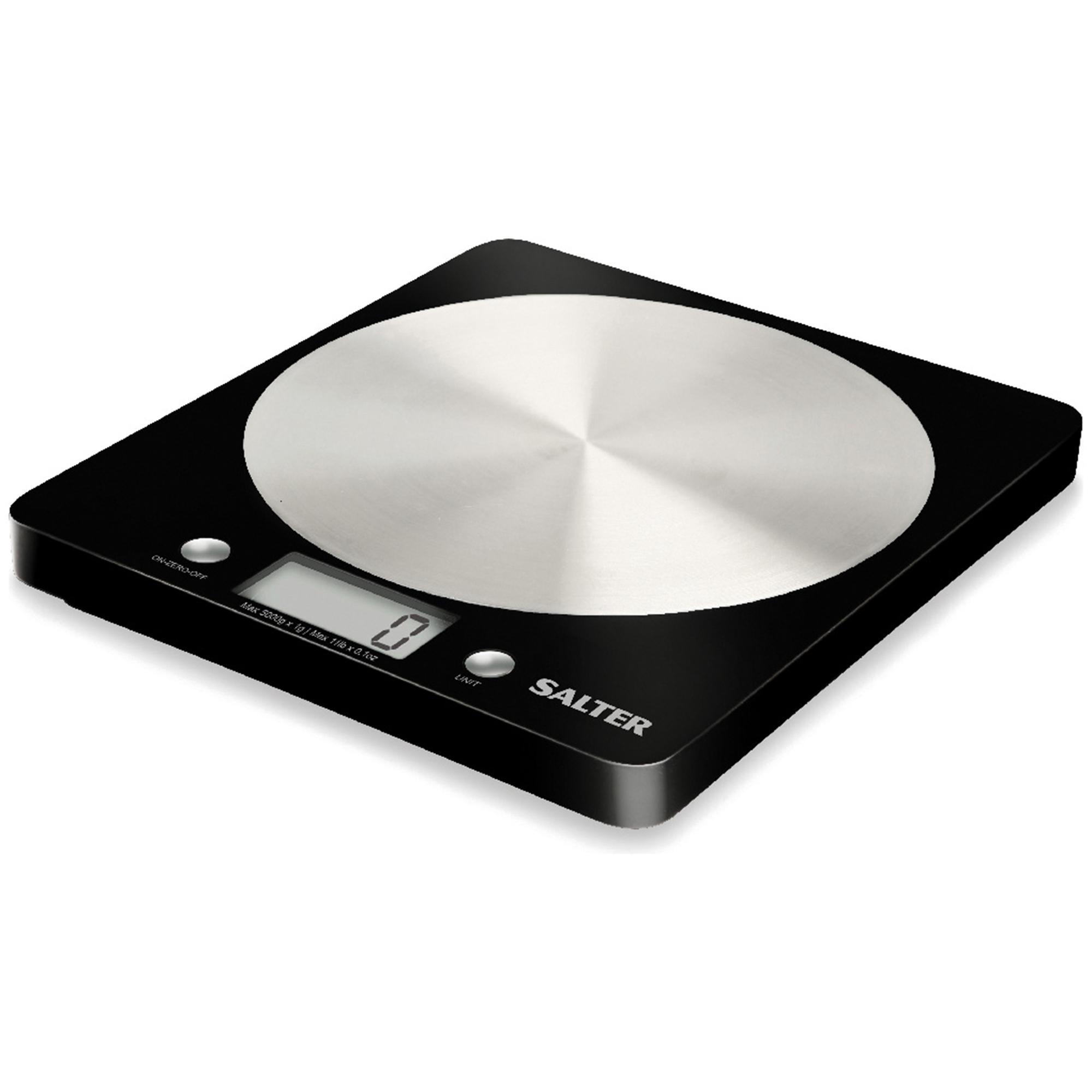 Salter Electronic Scale with Steel Platform - Black thumbnail 3