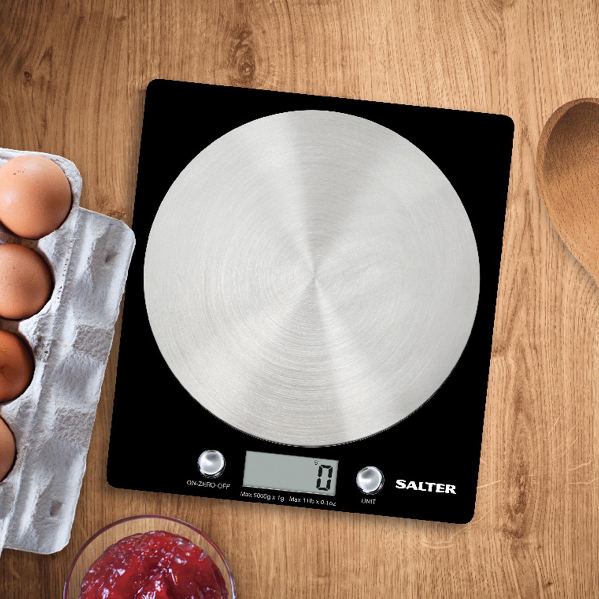 Salter Electronic Scale with Steel Platform - Black thumbnail 4