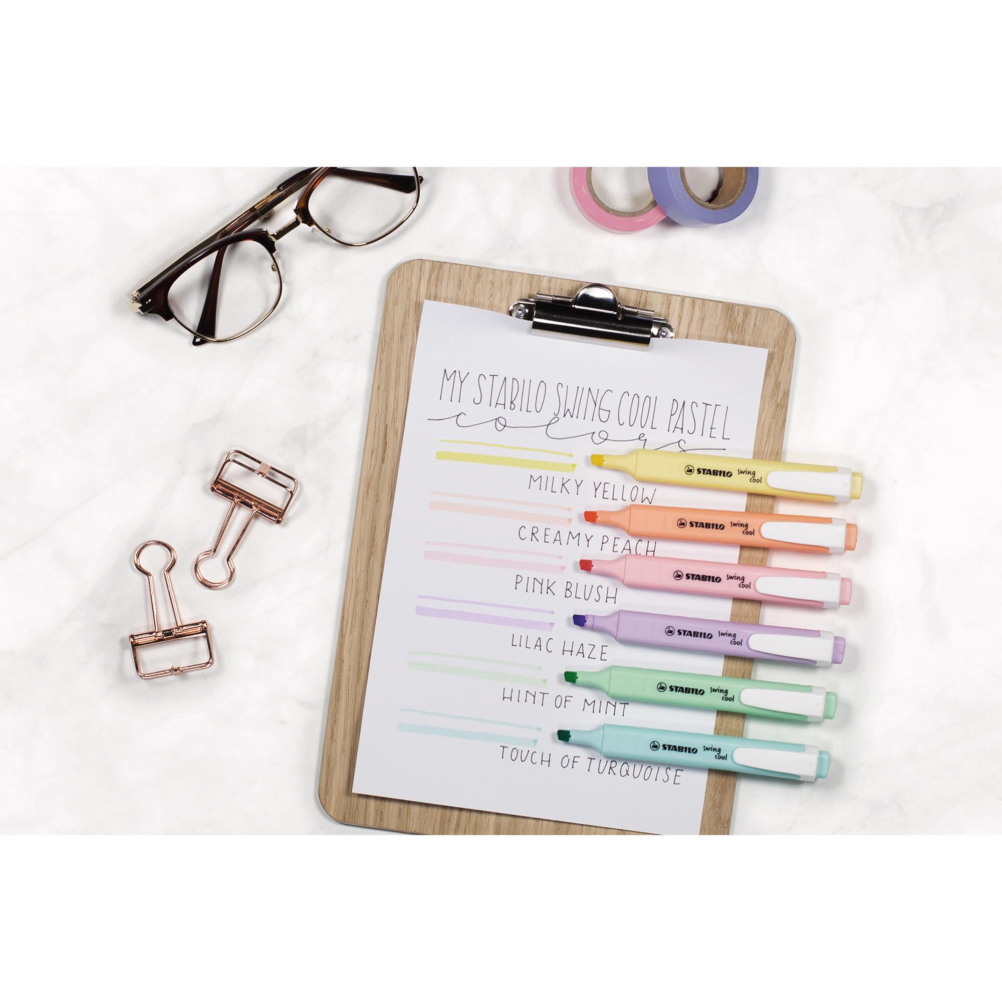 Stabilo Swing Cool Pastel Highlighters 6pk thumbnail 5