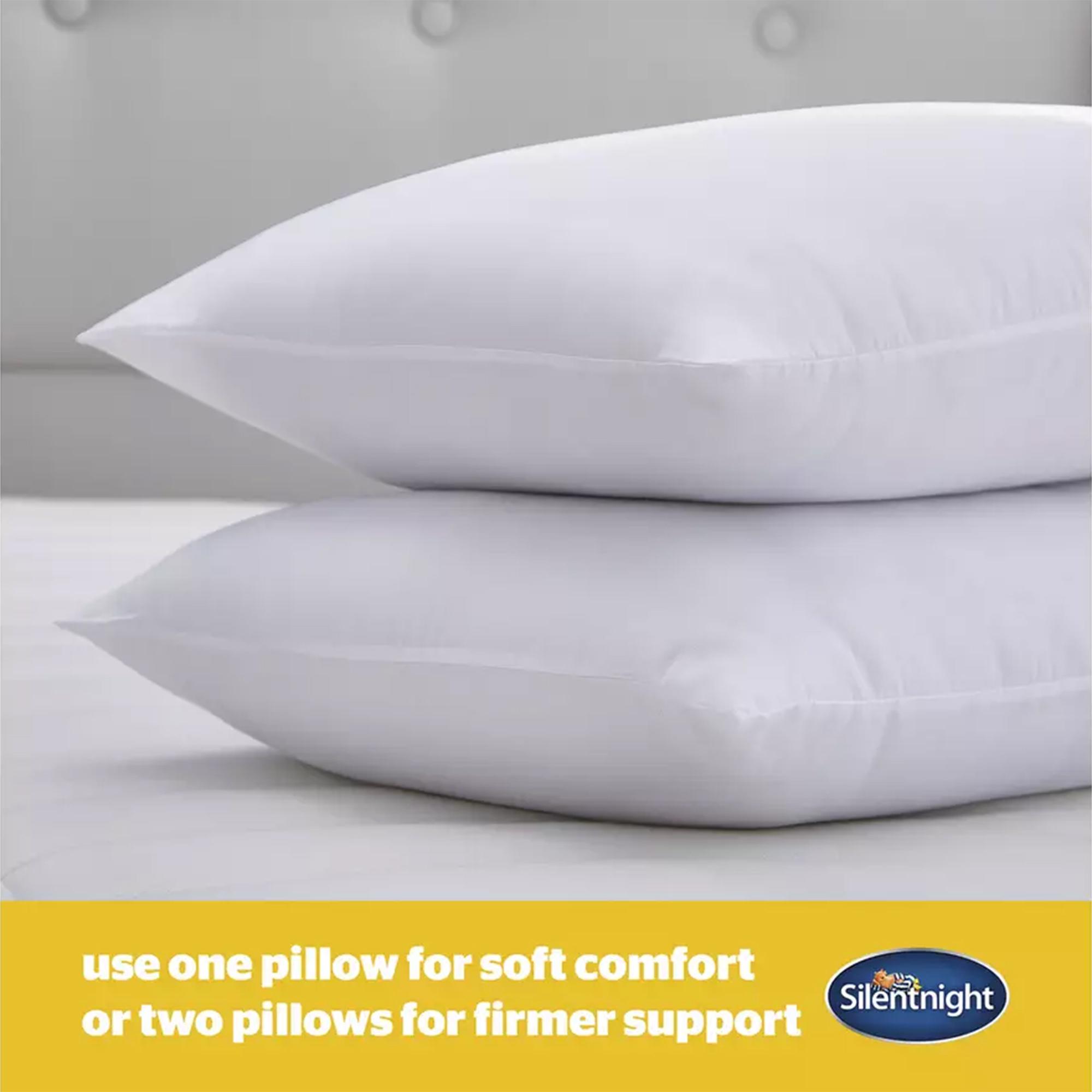 Silentnight Essentials Rolled Soft Pillow - 2 Pack thumbnail 4