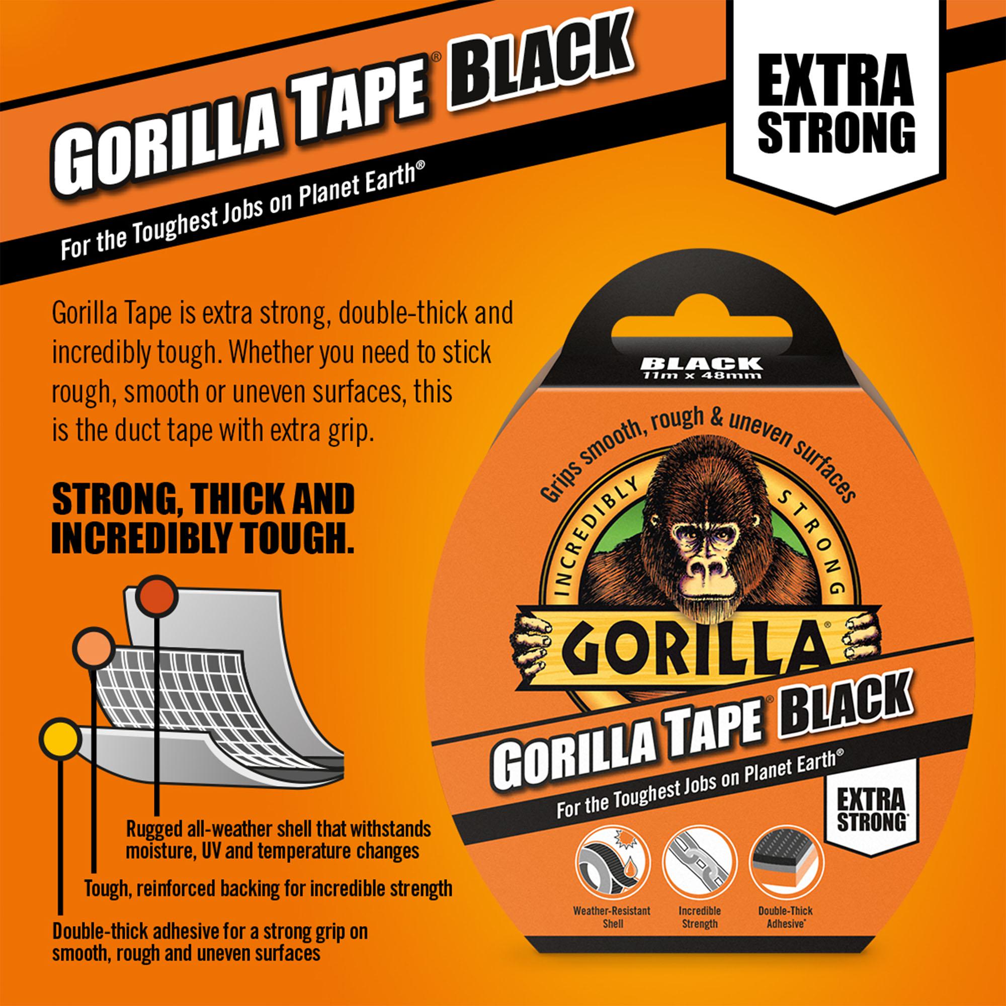Gorilla Tape -  Black thumbnail 3