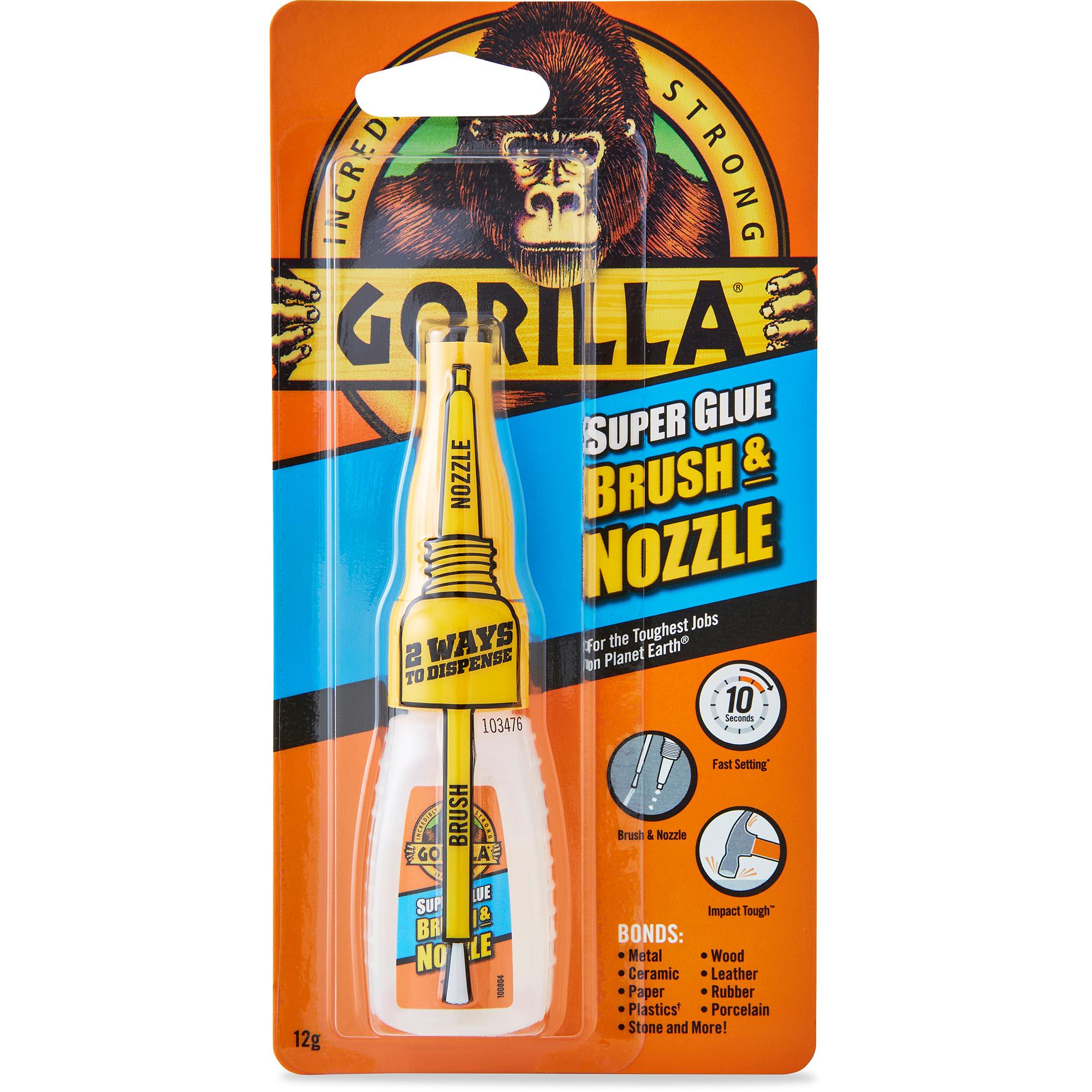 Gorilla Glue Superglue 12gm Brush & Nozzle