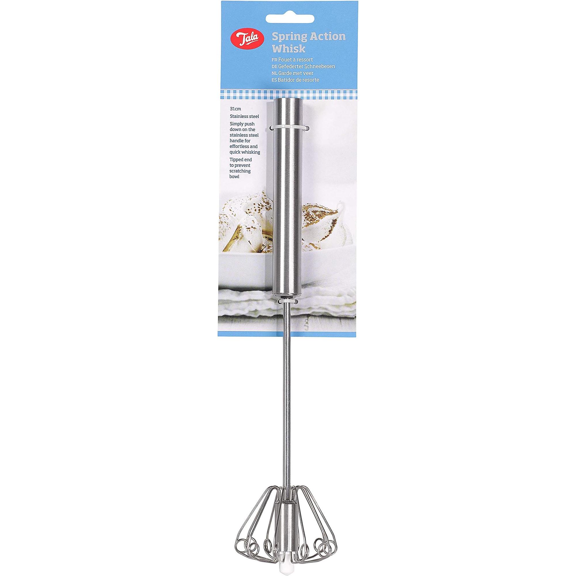 Tala Stainless Steel Spring Action Whisk
