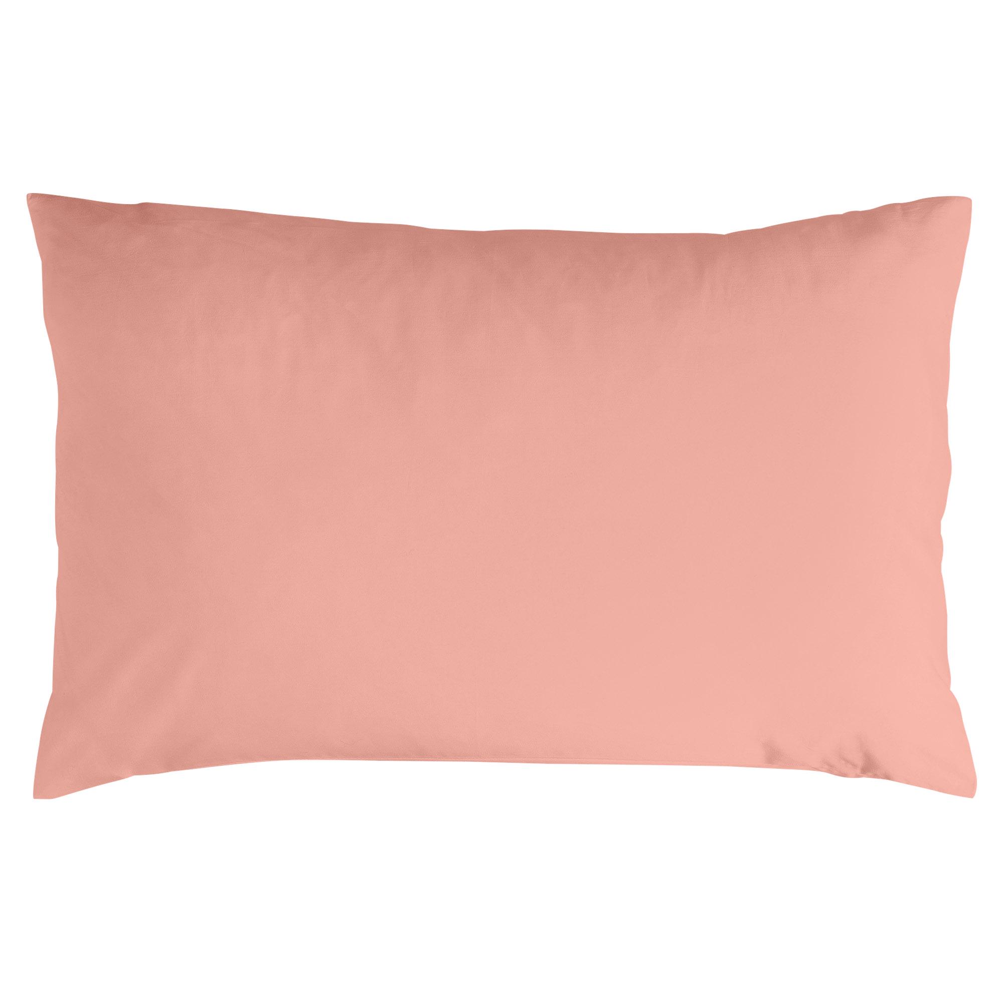 Habitat Egyptian Cotton Standard Pillowcase Pair - Blush thumbnail 2