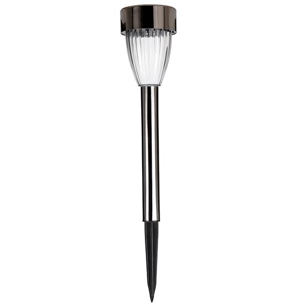 Sainsbury's Home Fluted Rounded Gun Metal Solar Marker