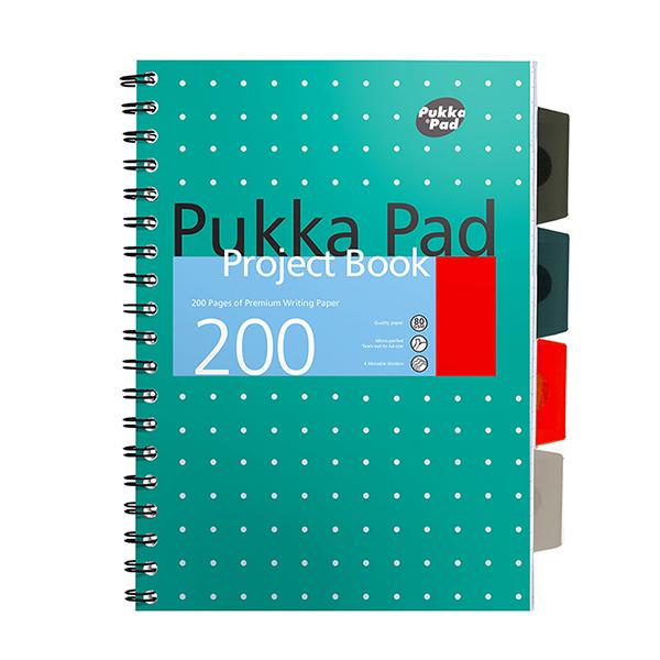 Pukka Metallic Polka Project Book B5