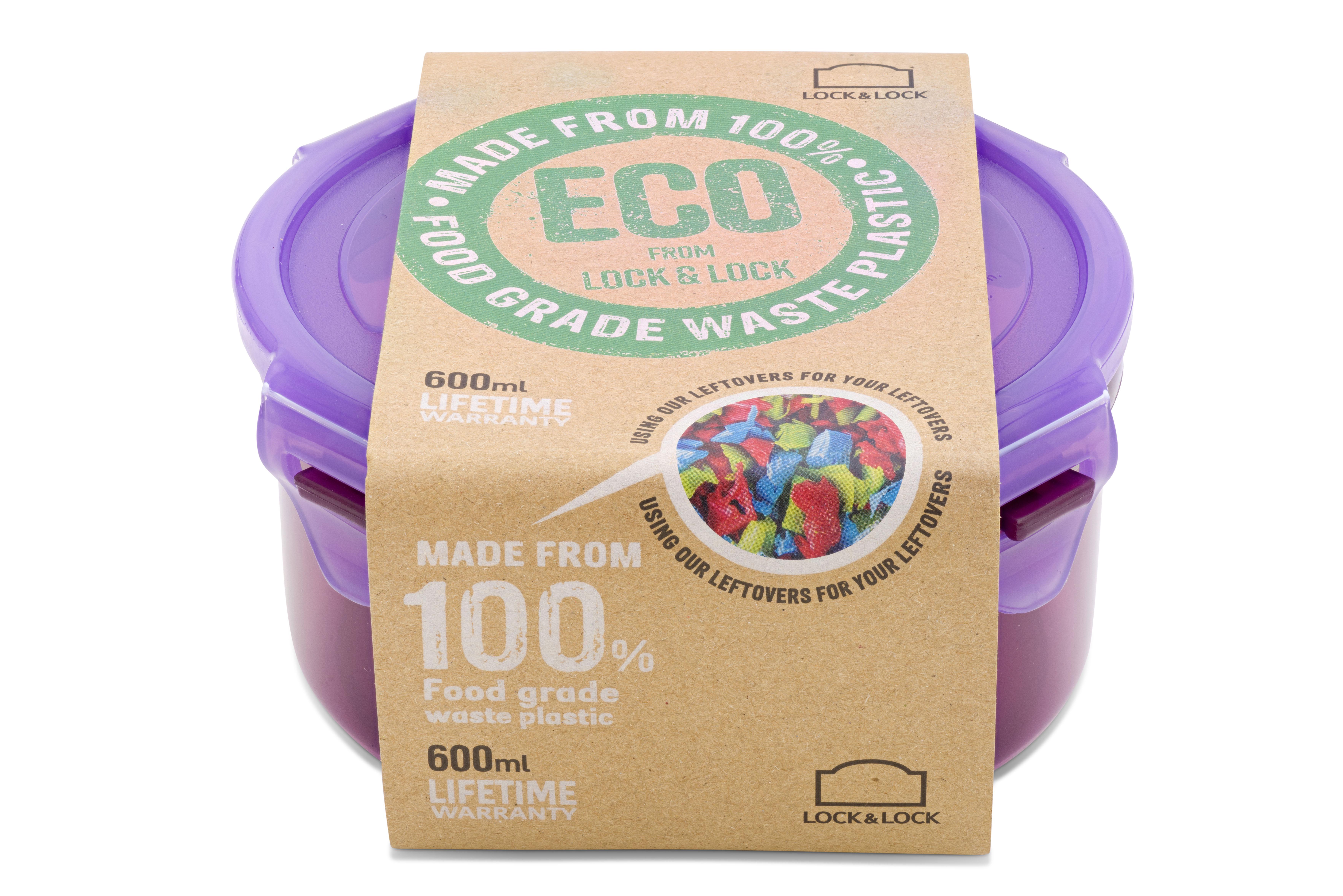 Lock & Lock Eco 600ml Round Storage