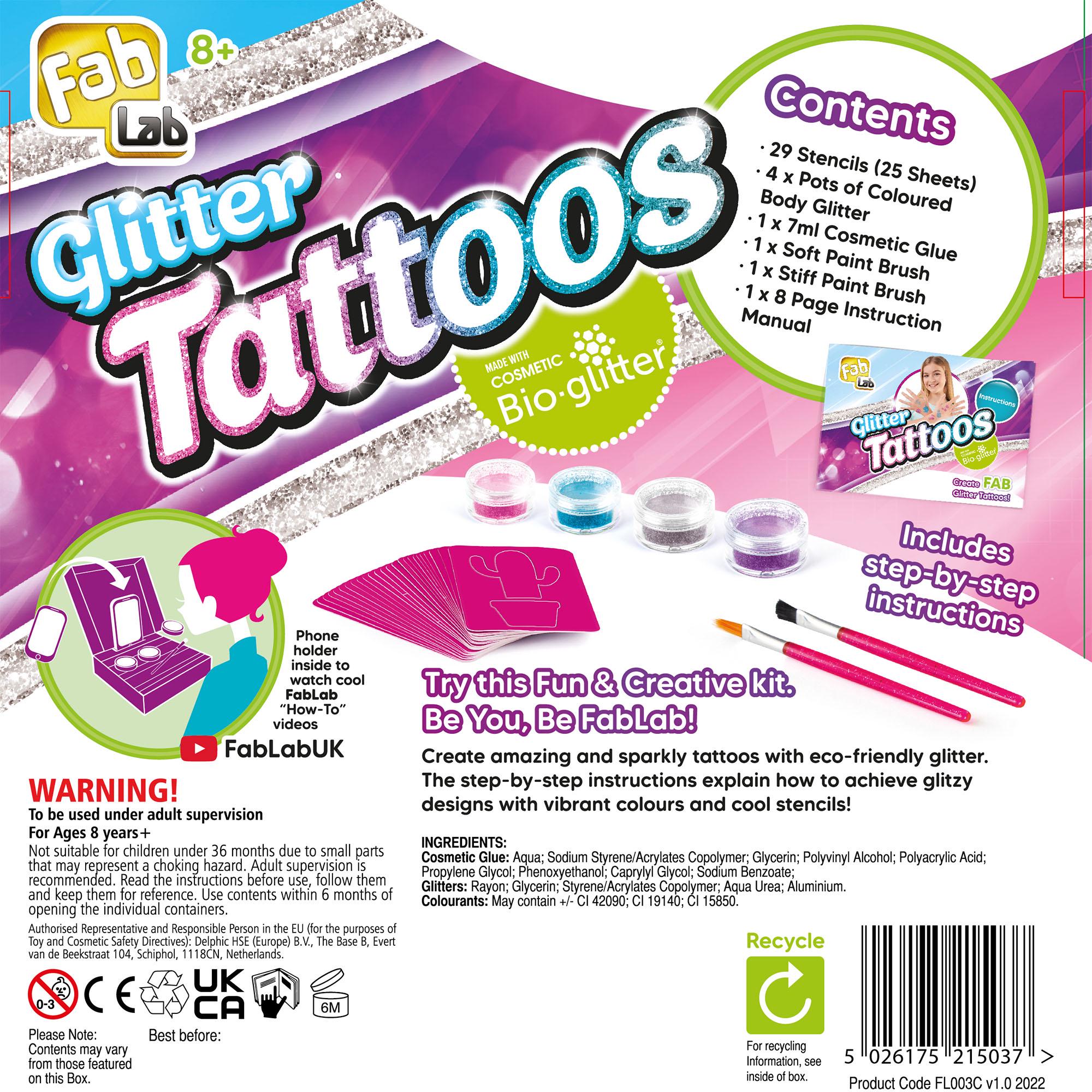 Fab Lab Glitter Tattoos thumbnail 5