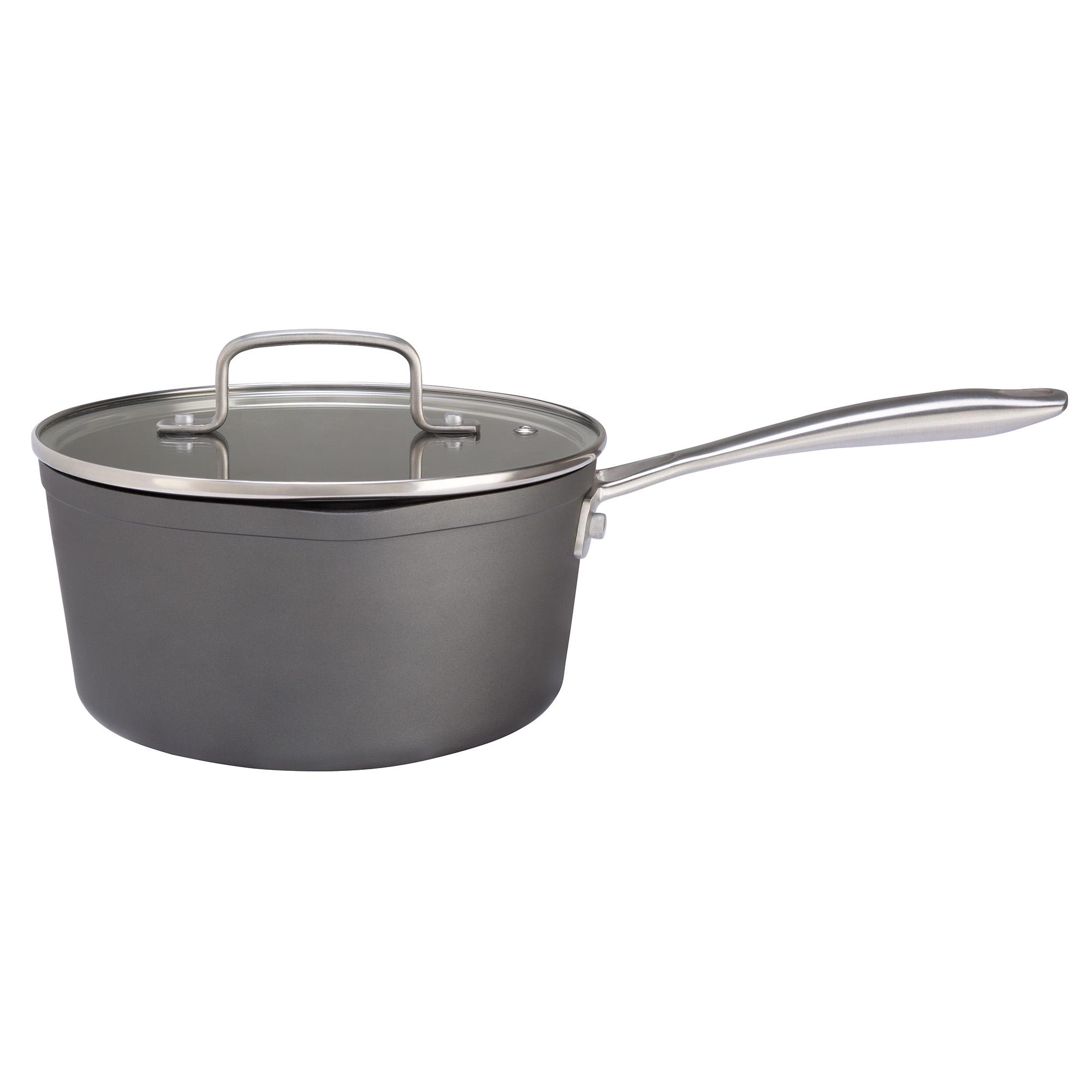 Habitat 3 Piece Hard Anodised Aluminium Saucepan Set thumbnail 4