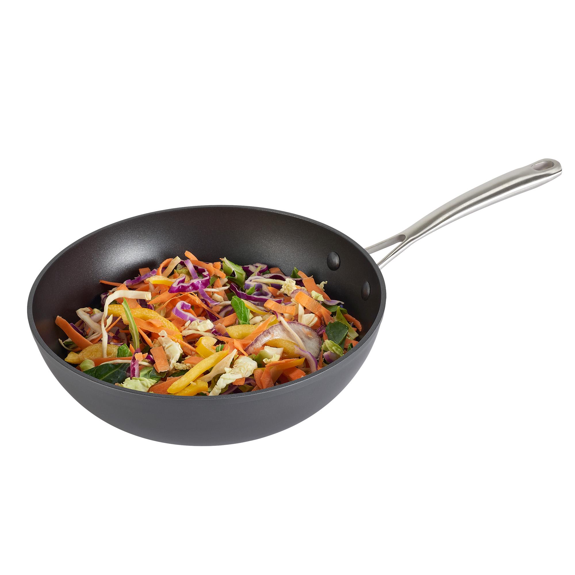 Habitat 28cm Hard Anodised Aluminium Wok thumbnail 2