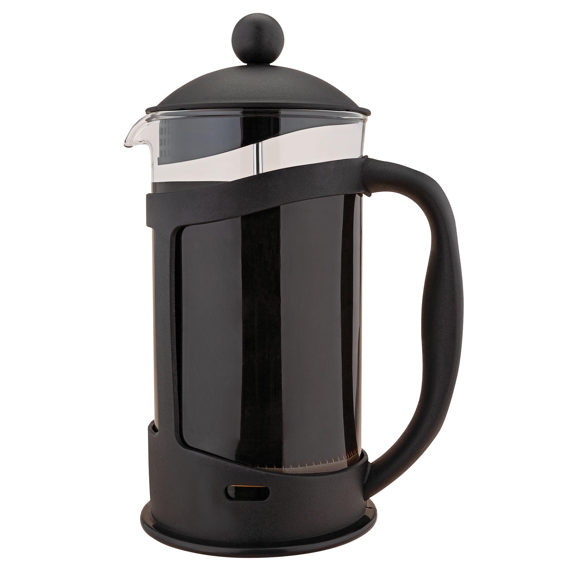 Habitat 8 Cup Plastic Cafetiere - Black thumbnail 2