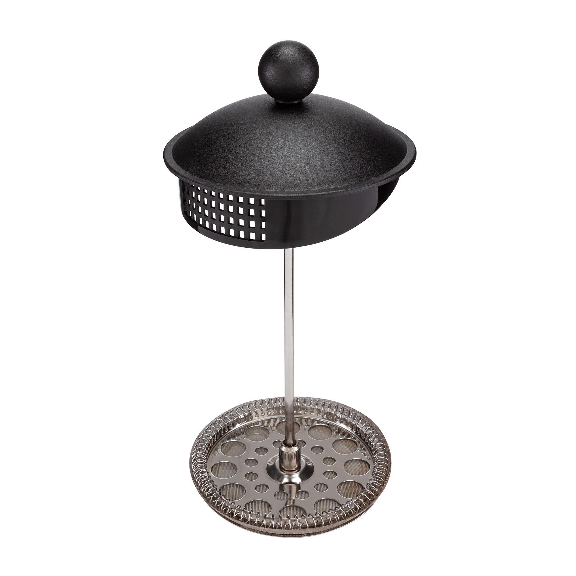 Habitat 8 Cup Plastic Cafetiere - Black thumbnail 3