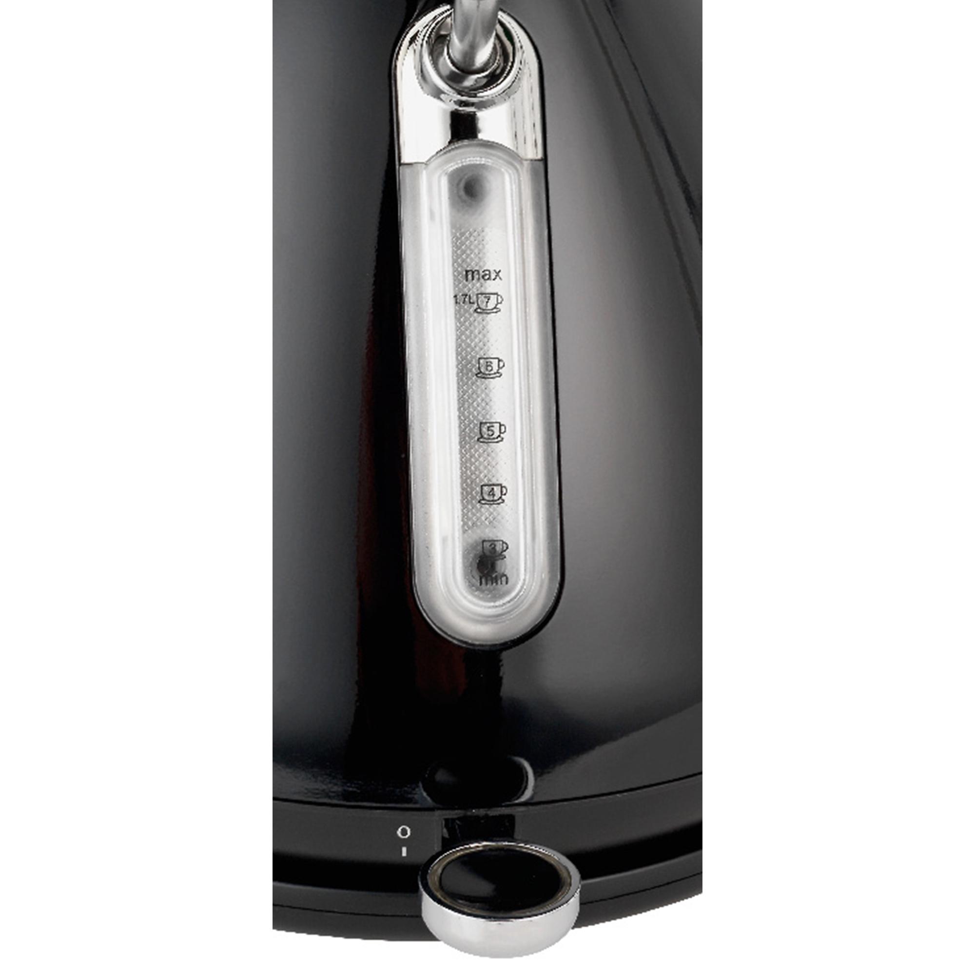 Cookworks Metal Pyramid Kettle Black thumbnail 2