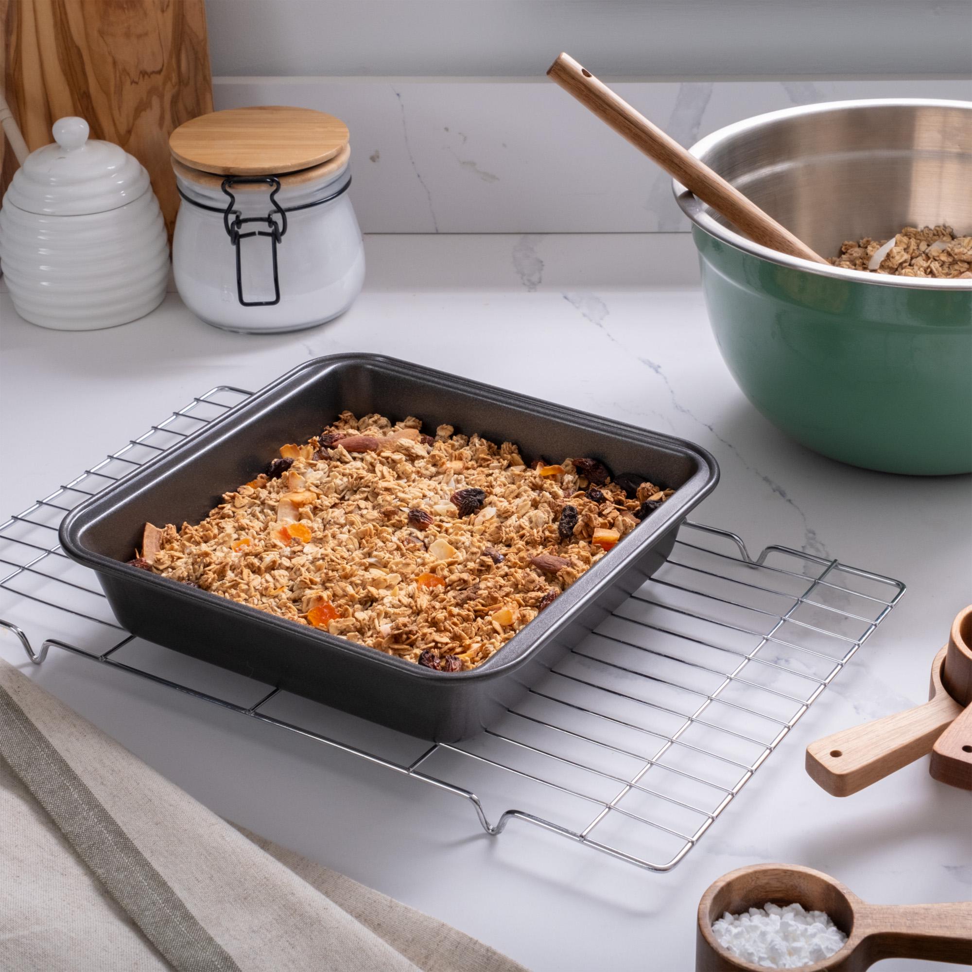 Habitat 20cm Non Stick Carbon Steel Square Cake Tin thumbnail 2