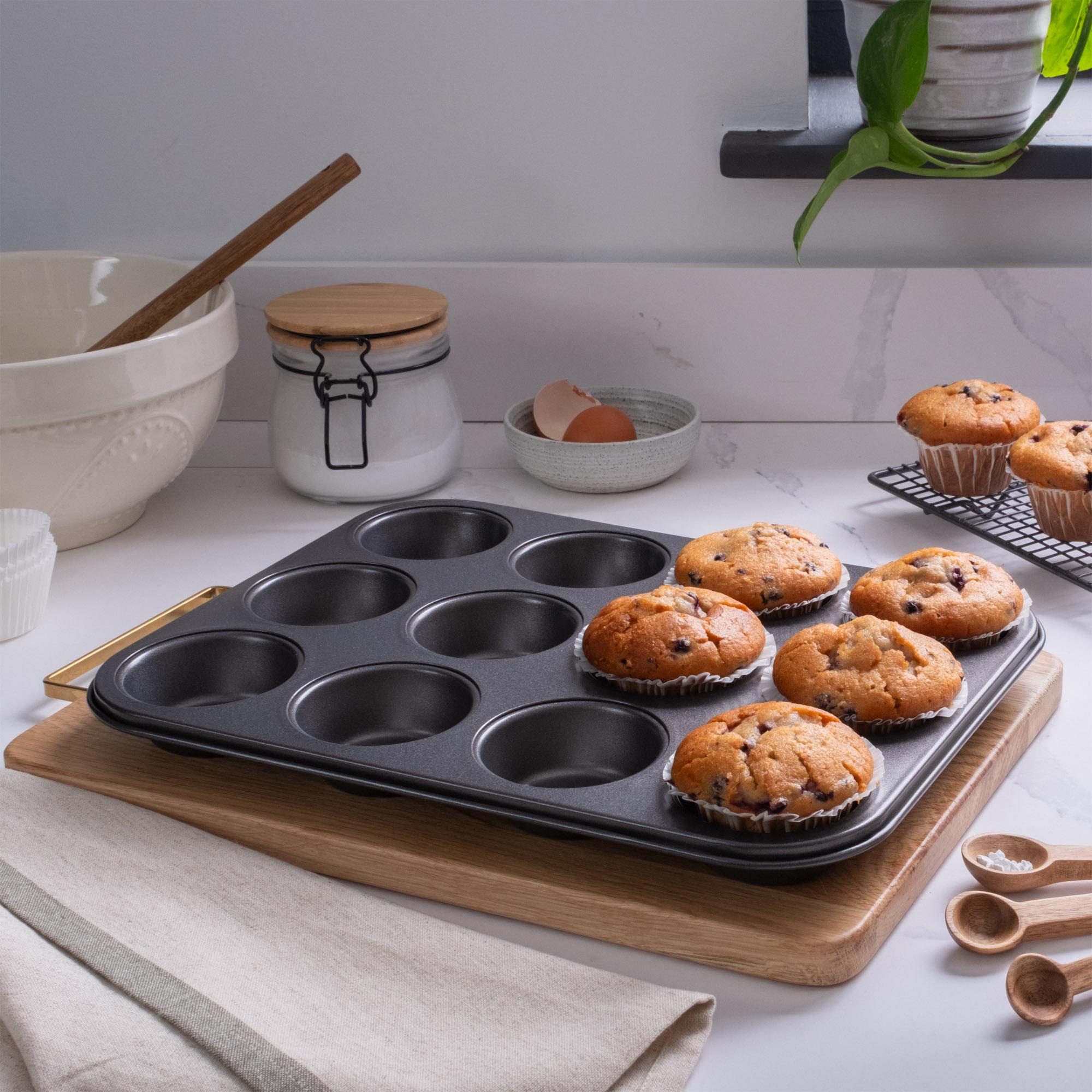 Habitat 12 Cups Non Stick Muffin Tray thumbnail 2