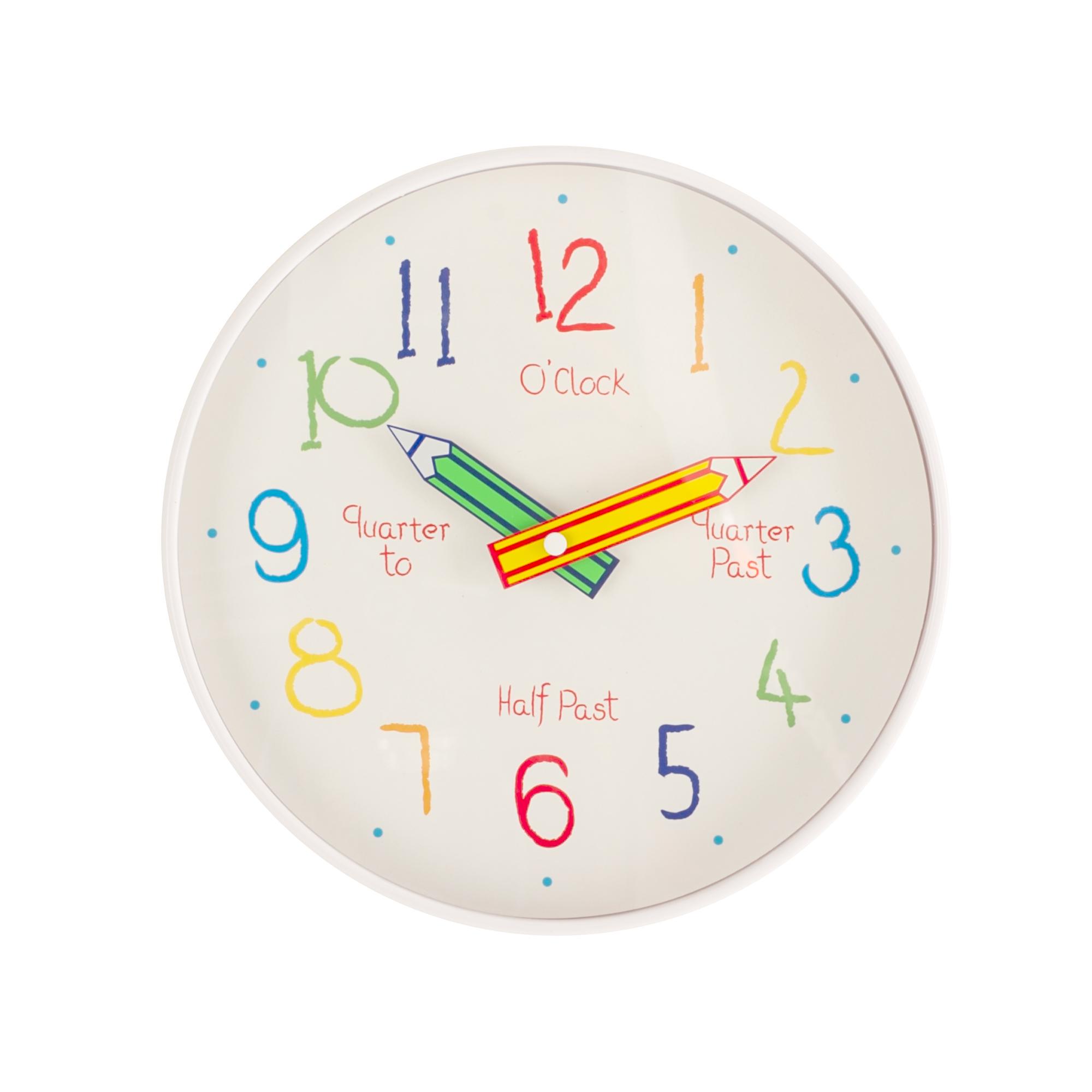 Sainsbury's Home Children's Tell the Time Wall Clock