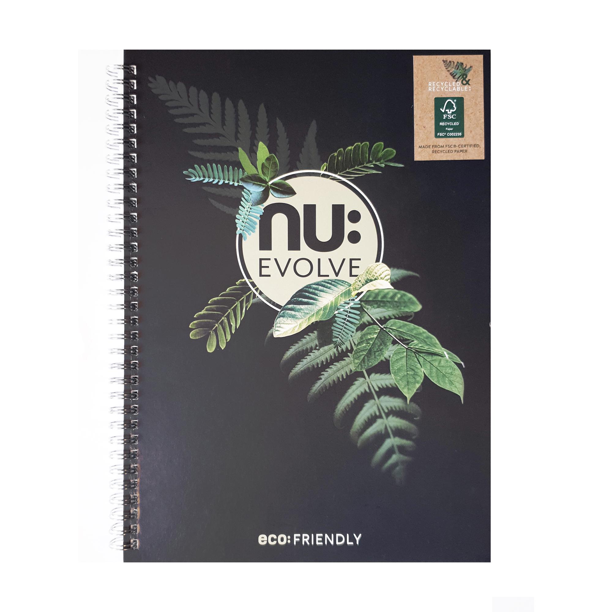 Nu Evolve A4 Wiro Notebook, 120 pgs