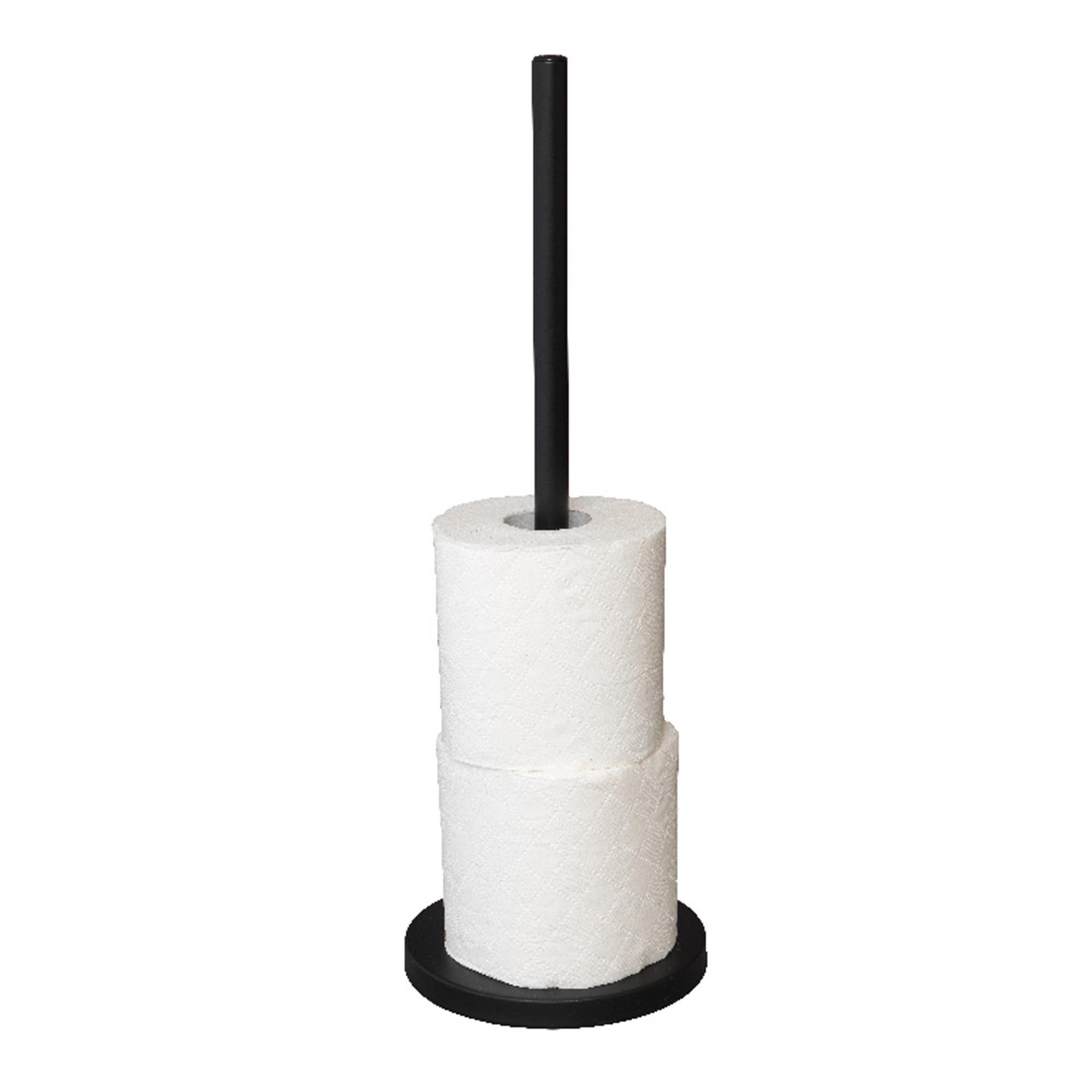 Sainsbury's Home Matte Black Toilet Roll Store thumbnail 2