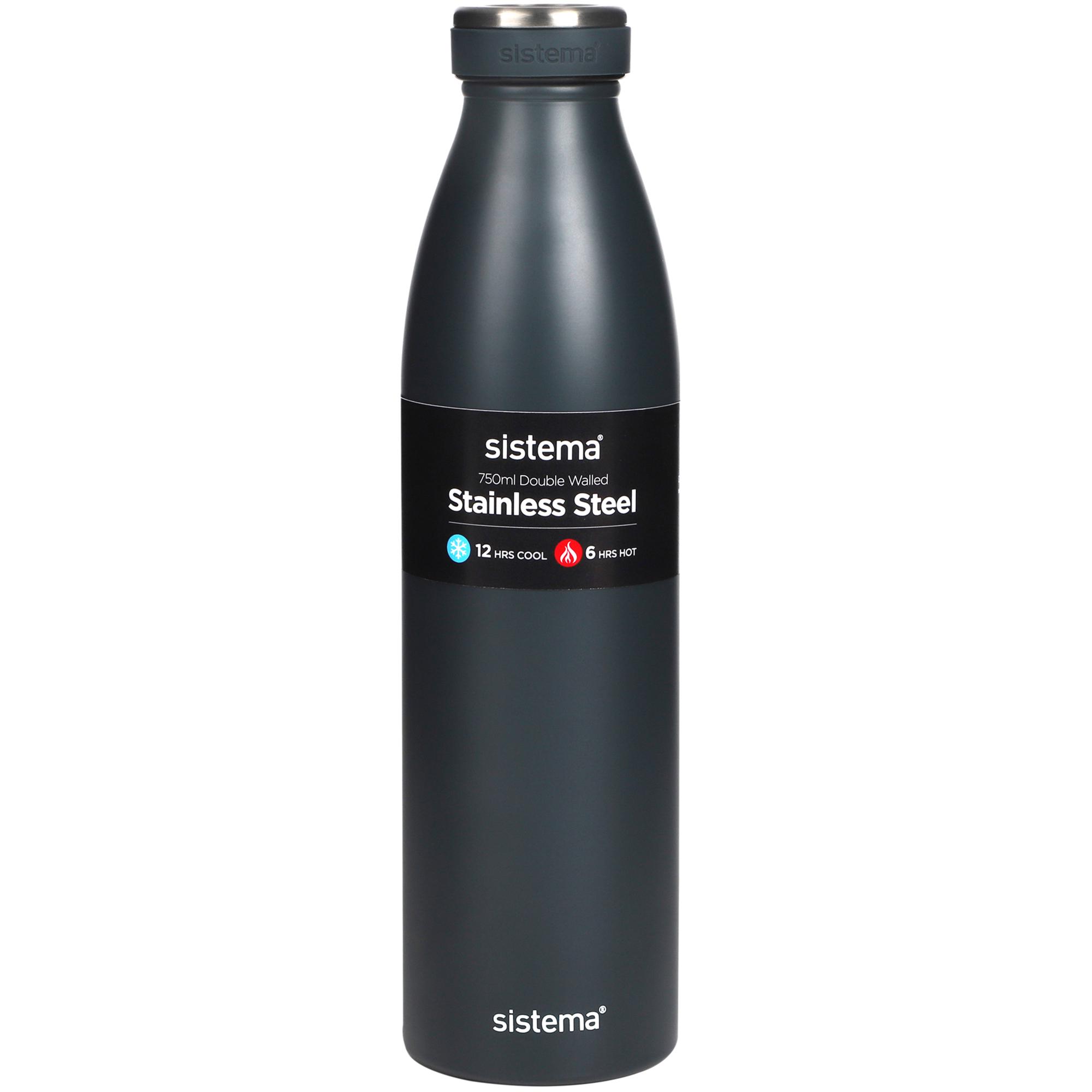 Sistema Hydrate Multicolour Stainless Steel Bottle - 750ml