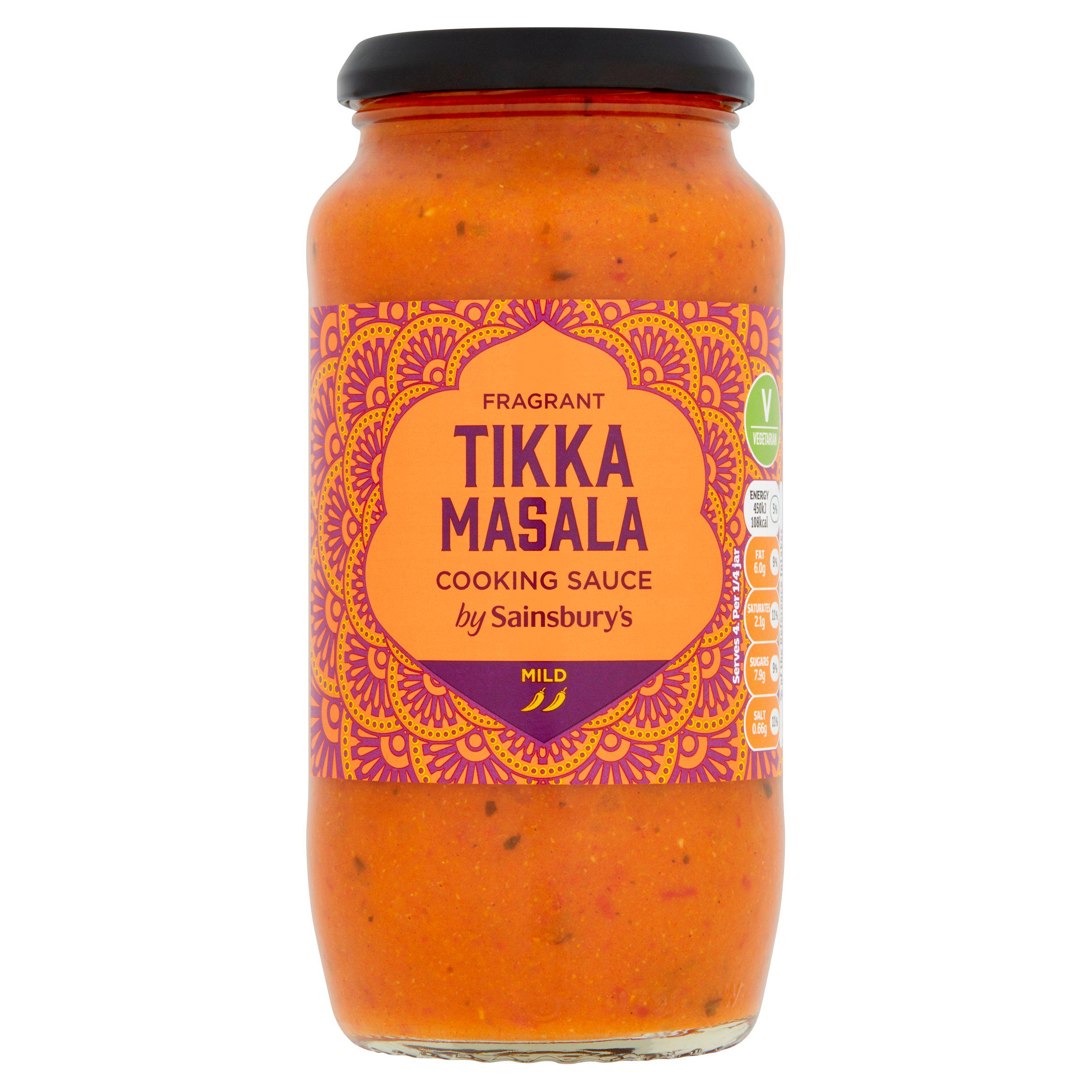 Sainsbury's Tikka Masala Curry Cooking Sauce 500g