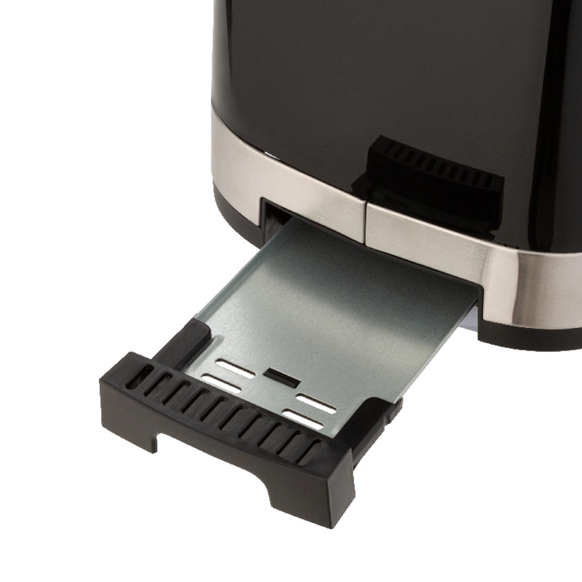 Cookworks Illuminated 2 Slice Toaster - Black Plastic thumbnail 4