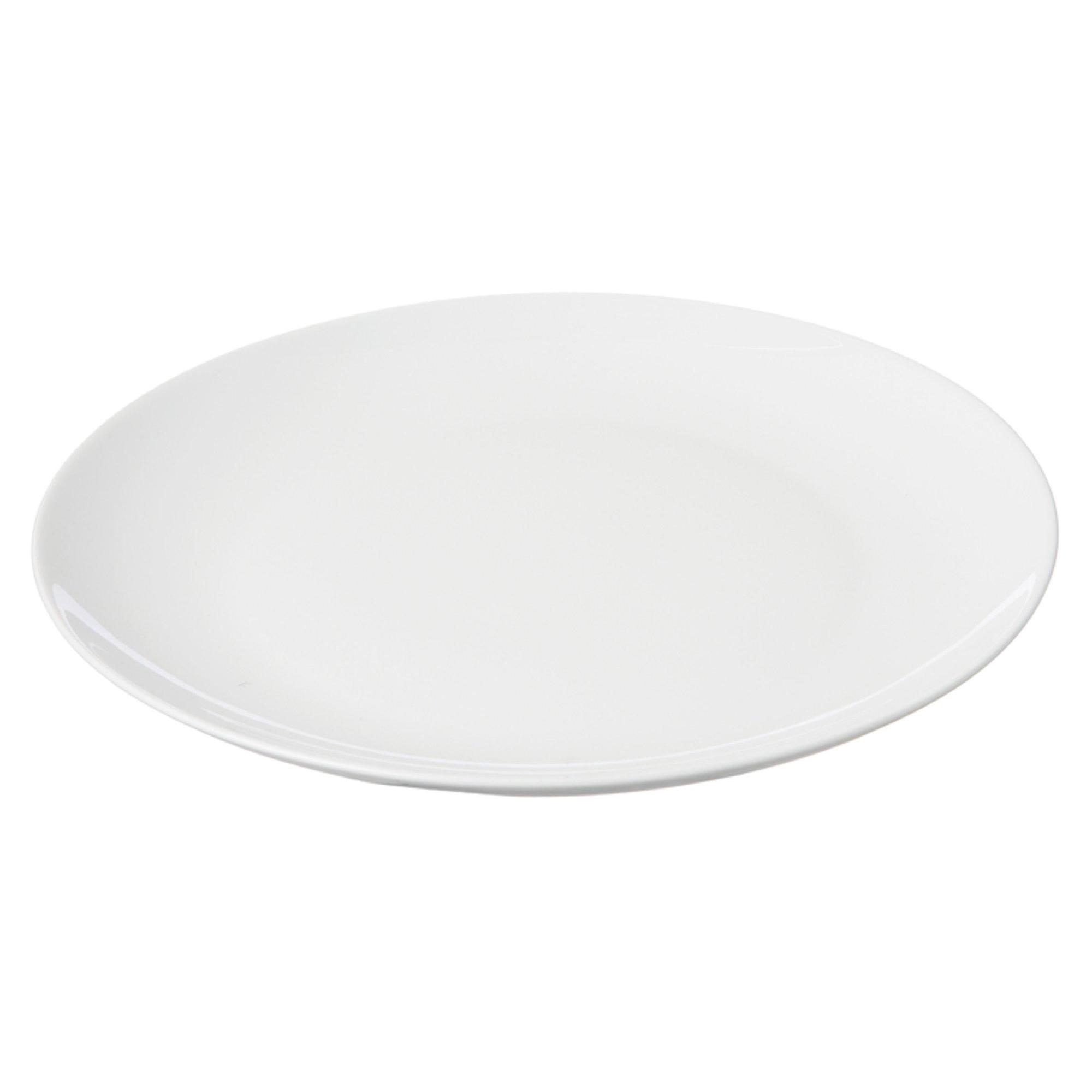 Sainsbury's Home Coupe Dinner Plate - White