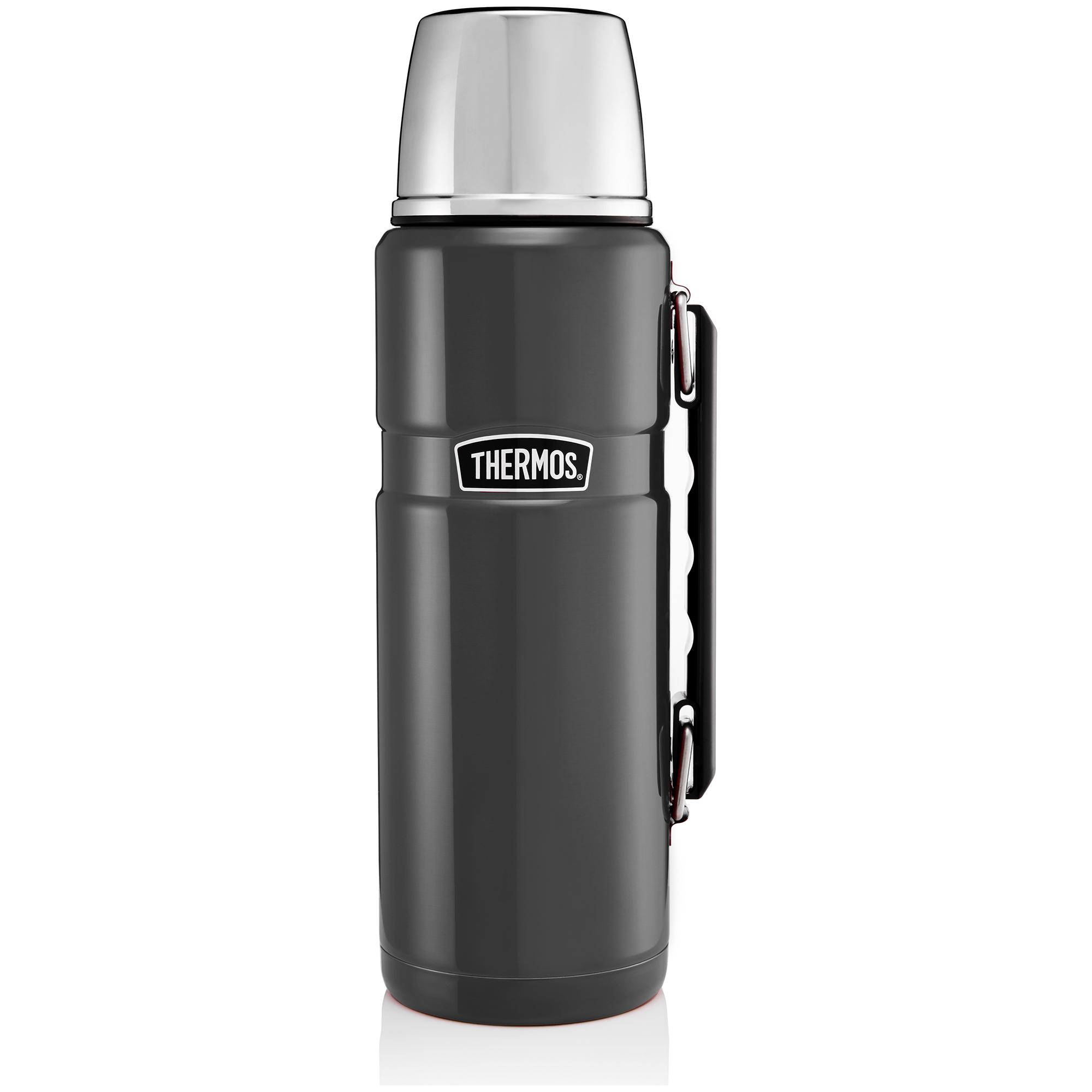 Thermos 1.2 Litre Stainless Steel King Flask - Gunmetal Grey