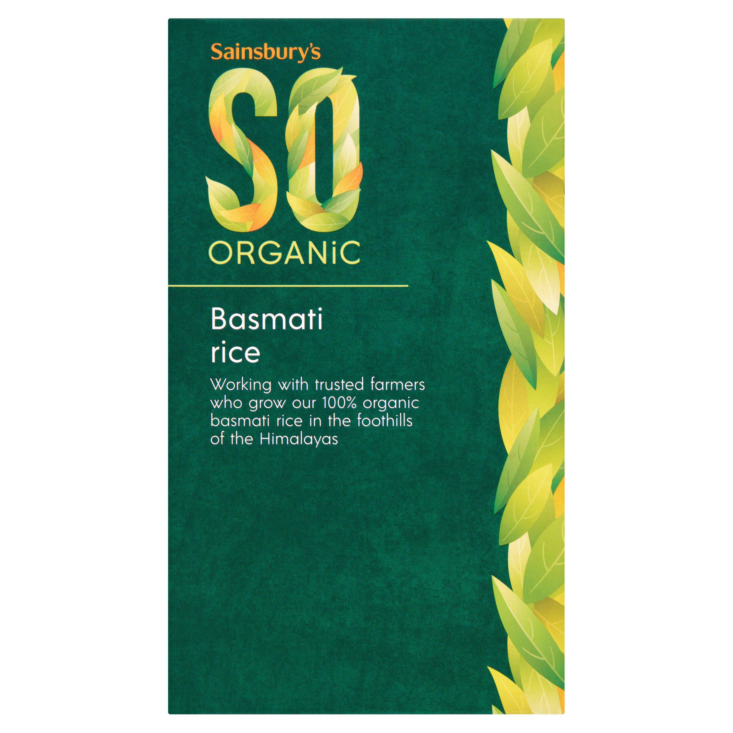 Sainsbury's Basmati Rice, SO Organic 500g