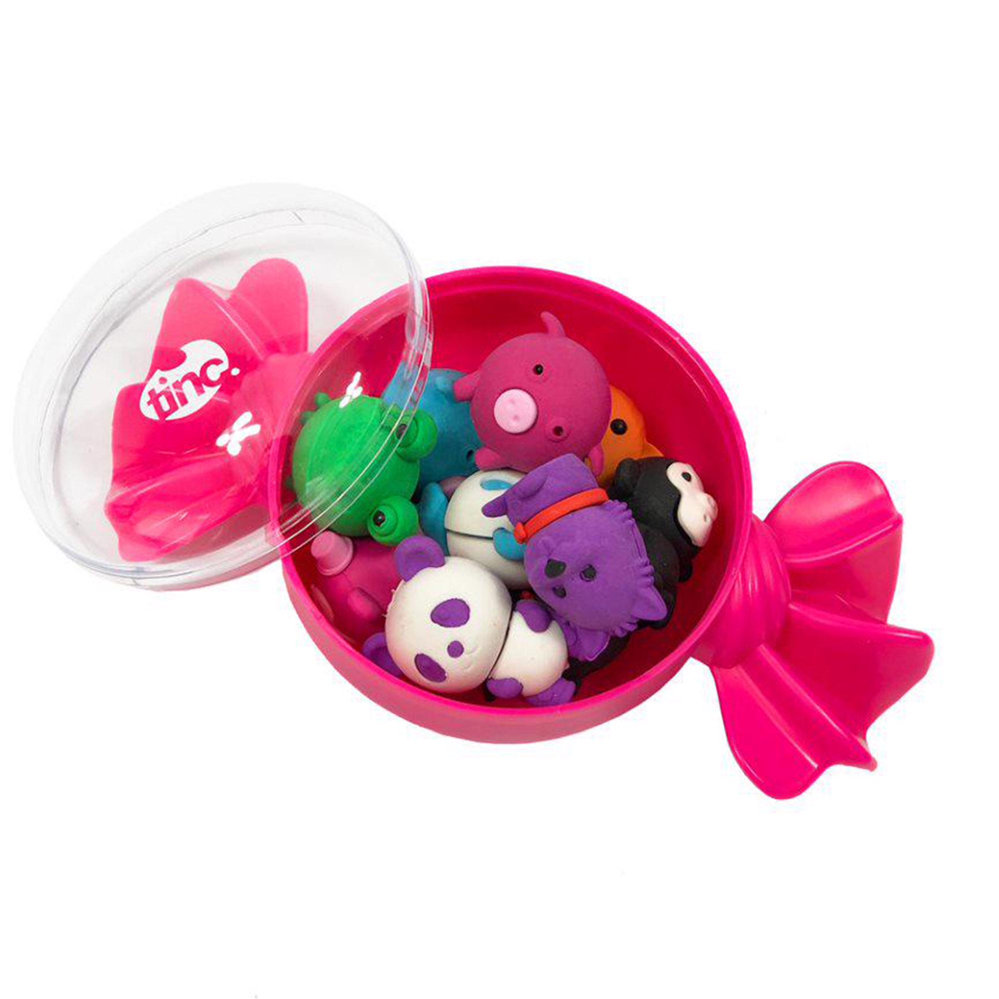 Tinc Sweetie Tub Pink With Erasers