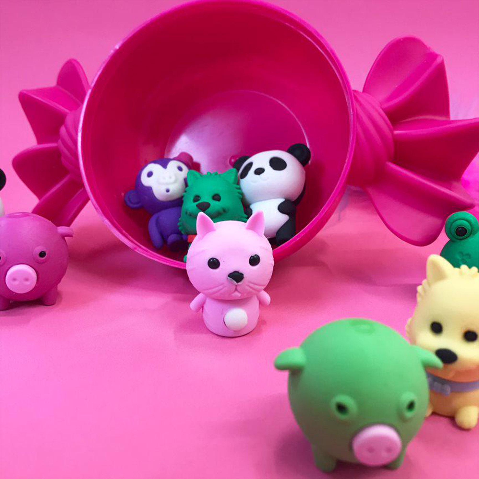 Tinc Sweetie Tub Pink With Erasers thumbnail 4