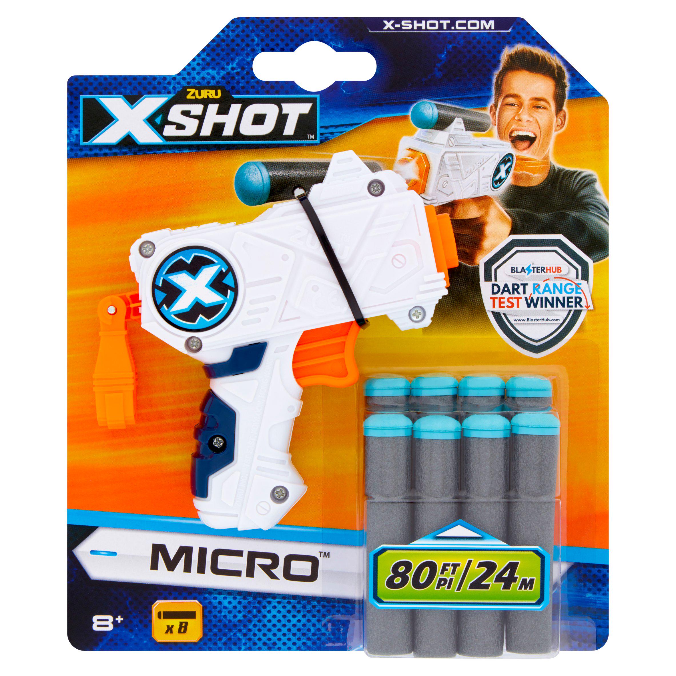 Excel Micro Foam Dart Blaster (8 Darts) (Age 8+ Years)